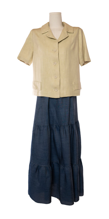 Sacou handmade cu maneca scurta