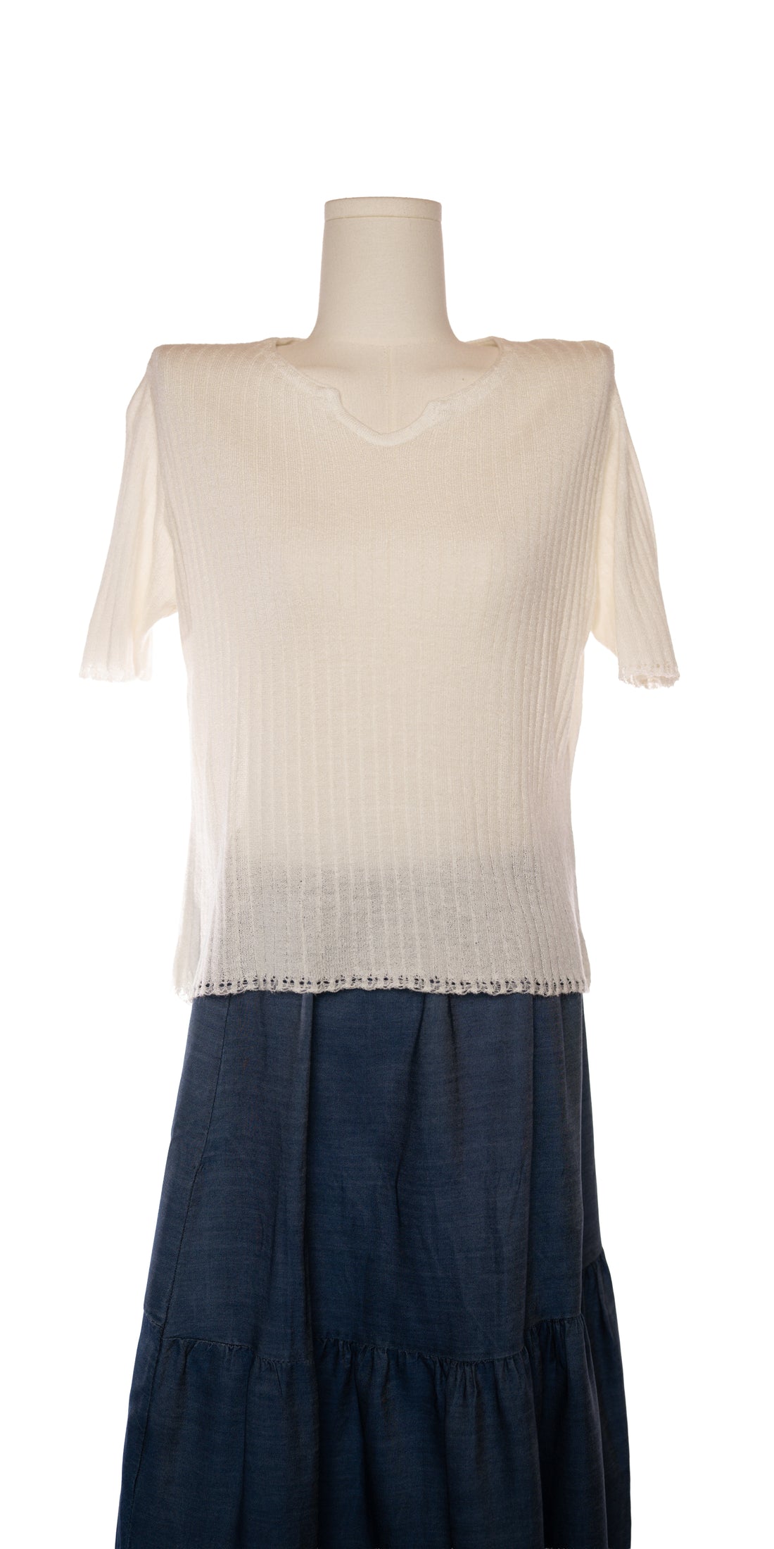 Tricou fluid tricotat - Biarriz