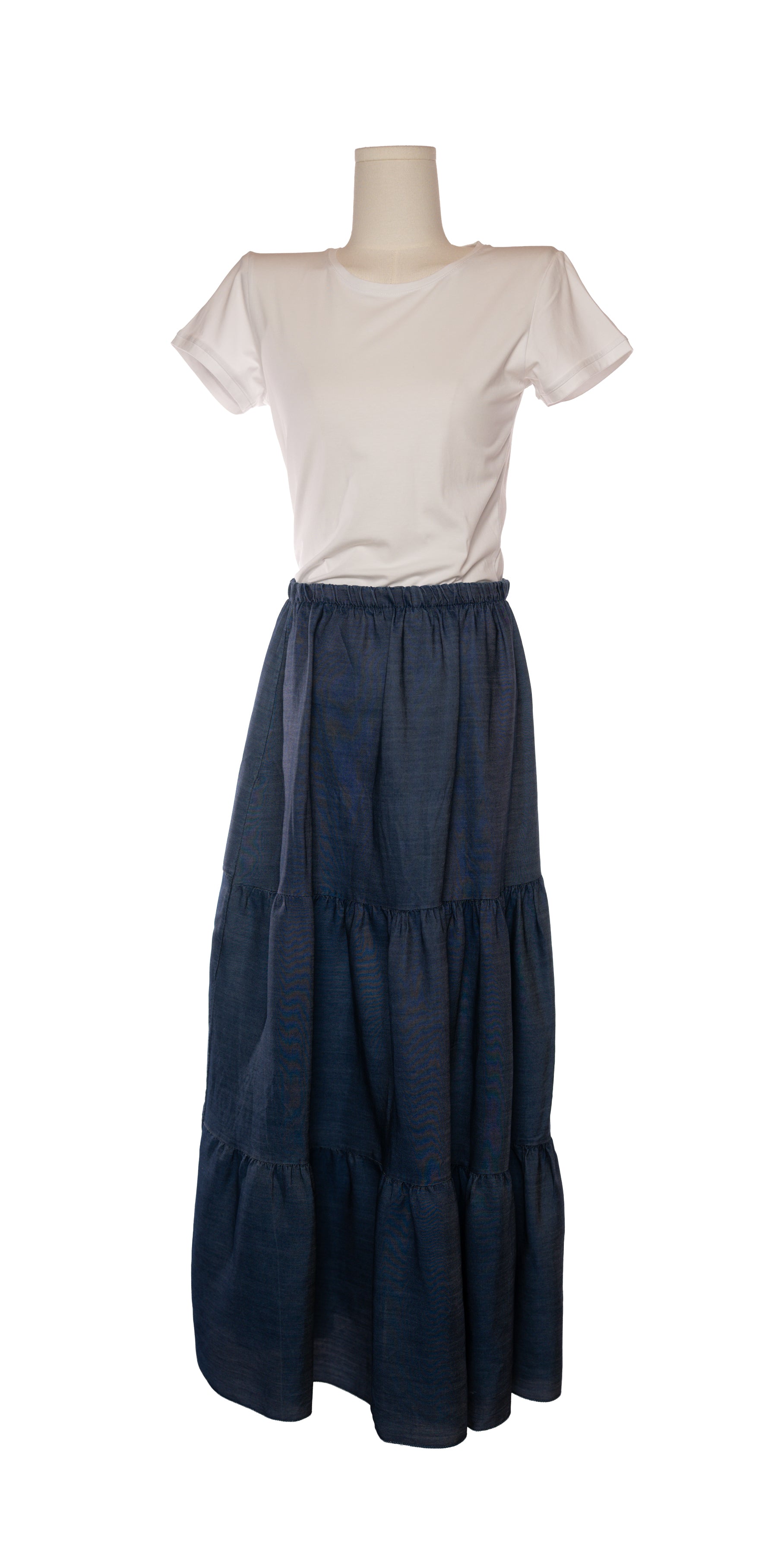 Fusta maxi din tencel
