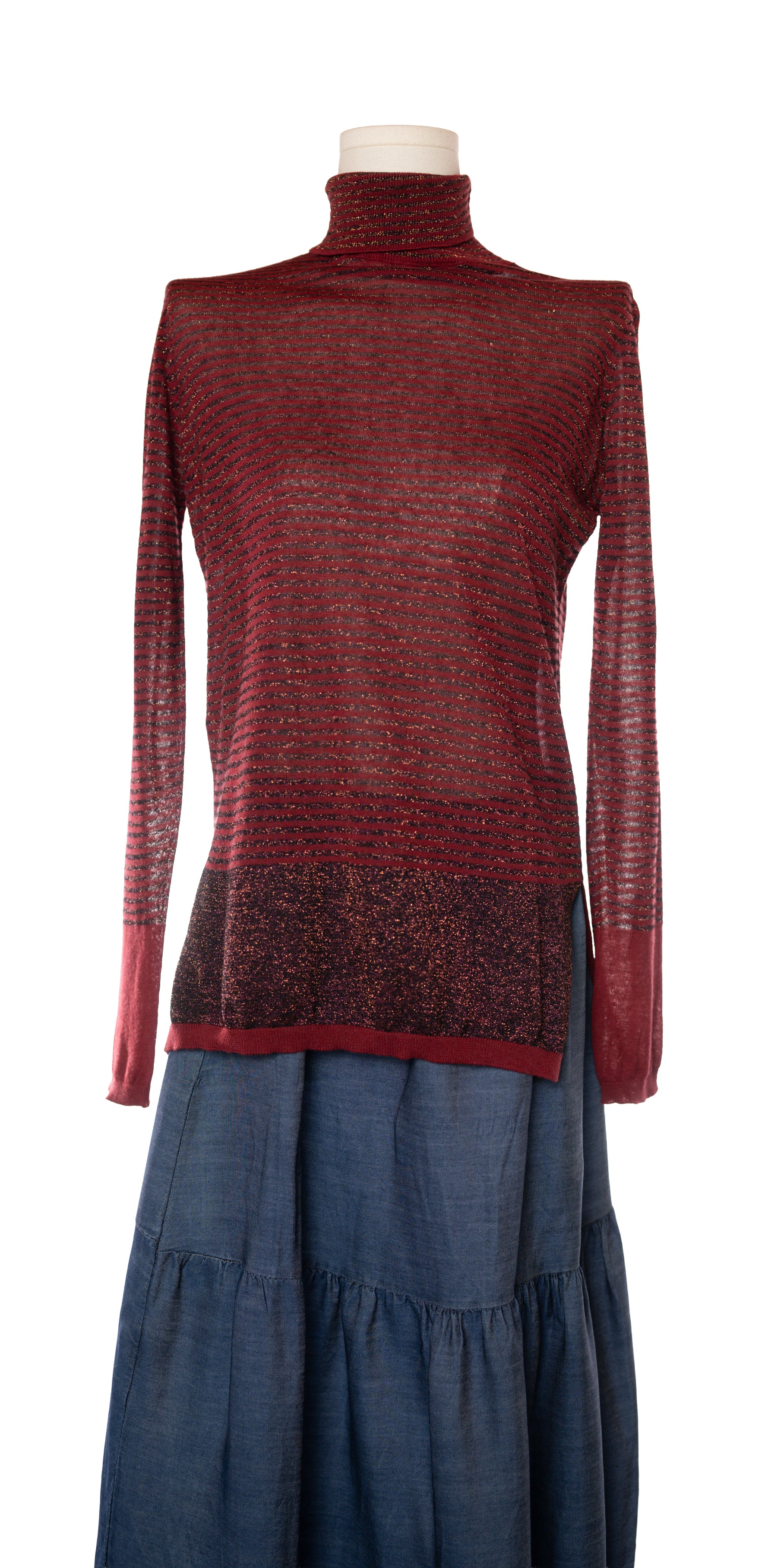 Bluza semitransparenta cu fir stralucitor  - Maliparmi