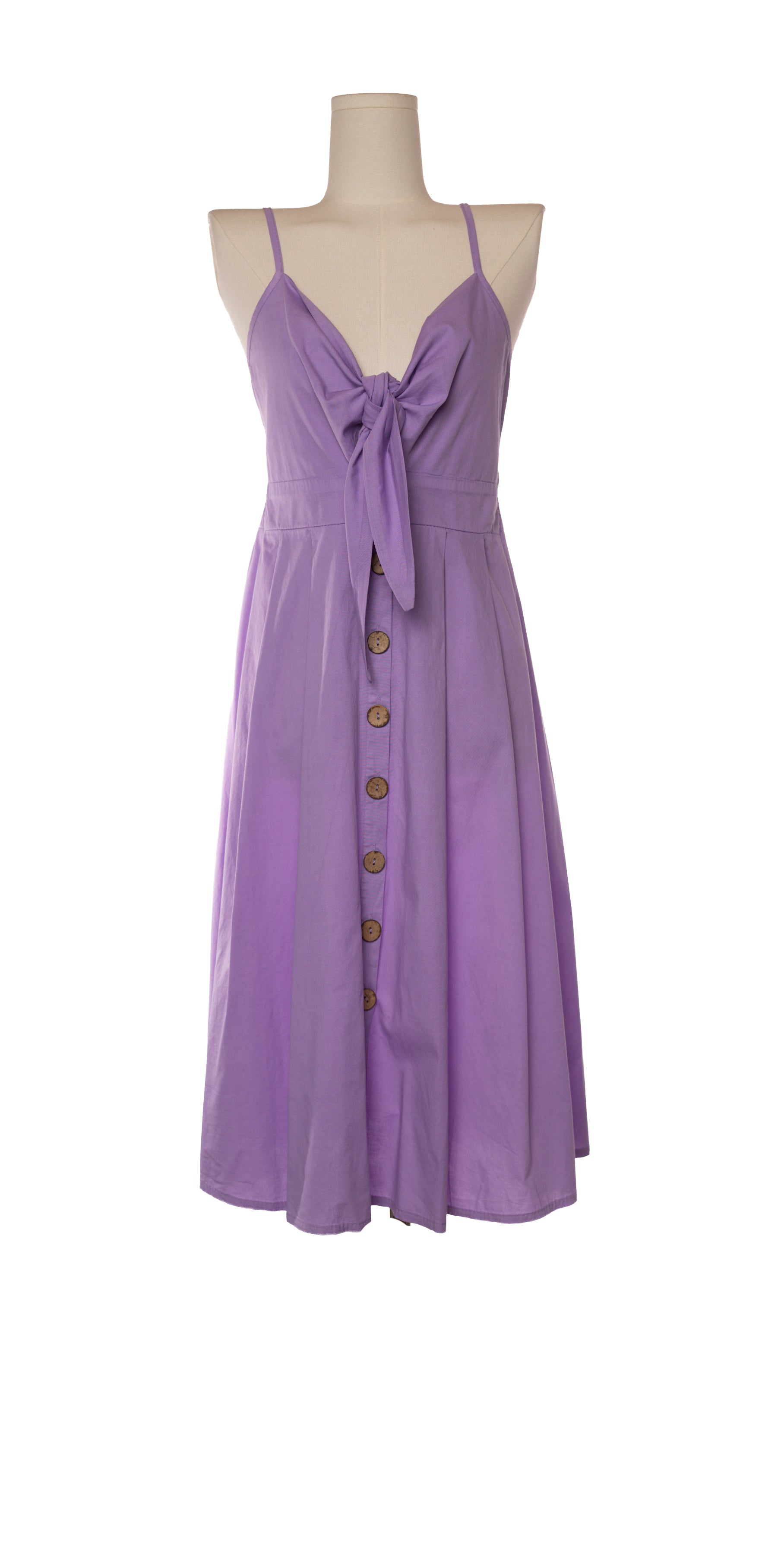 Rochie cu nasturi de lemn