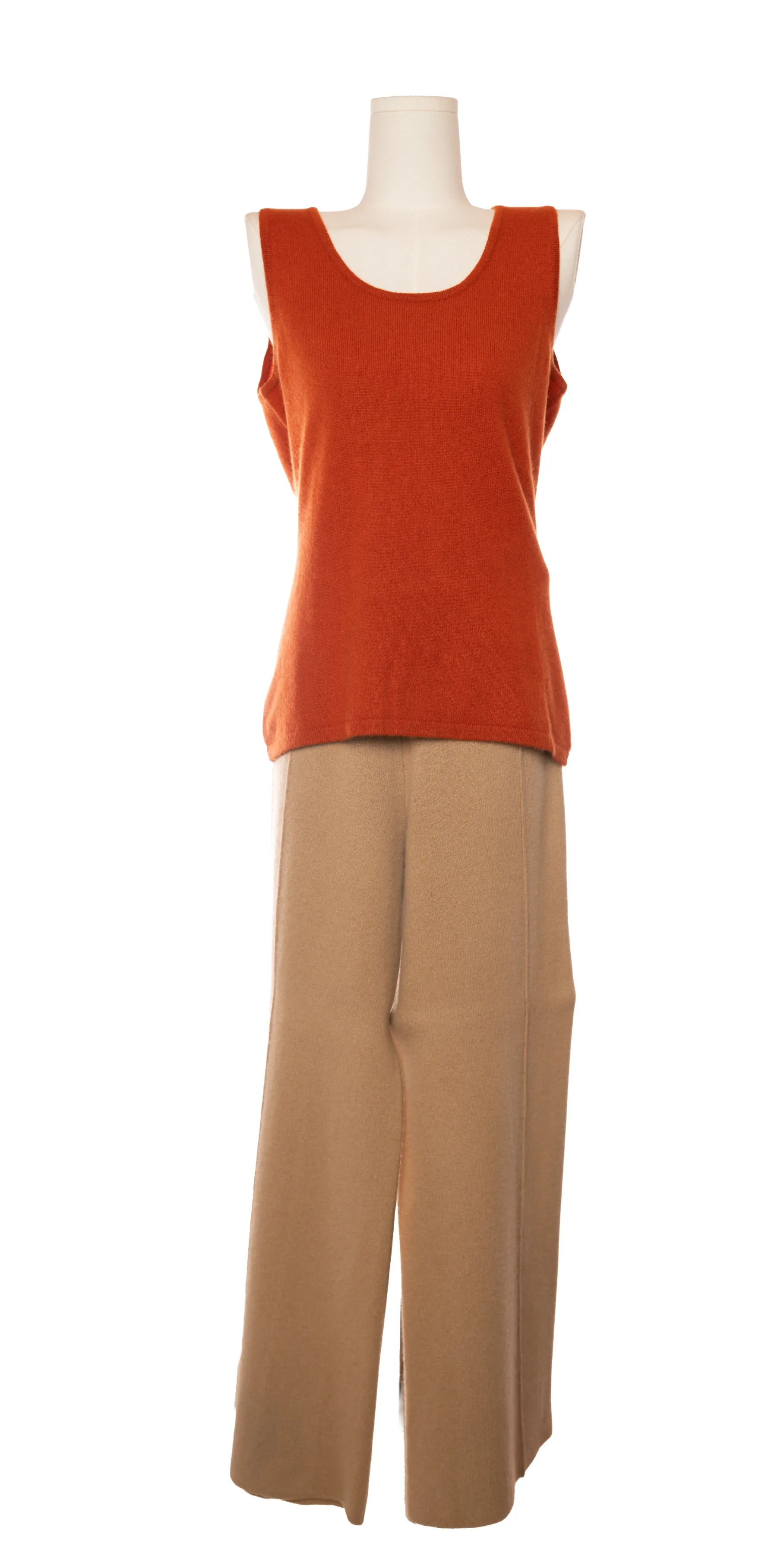 Bluza fara maneci din casmir fin - Neiman Marcus