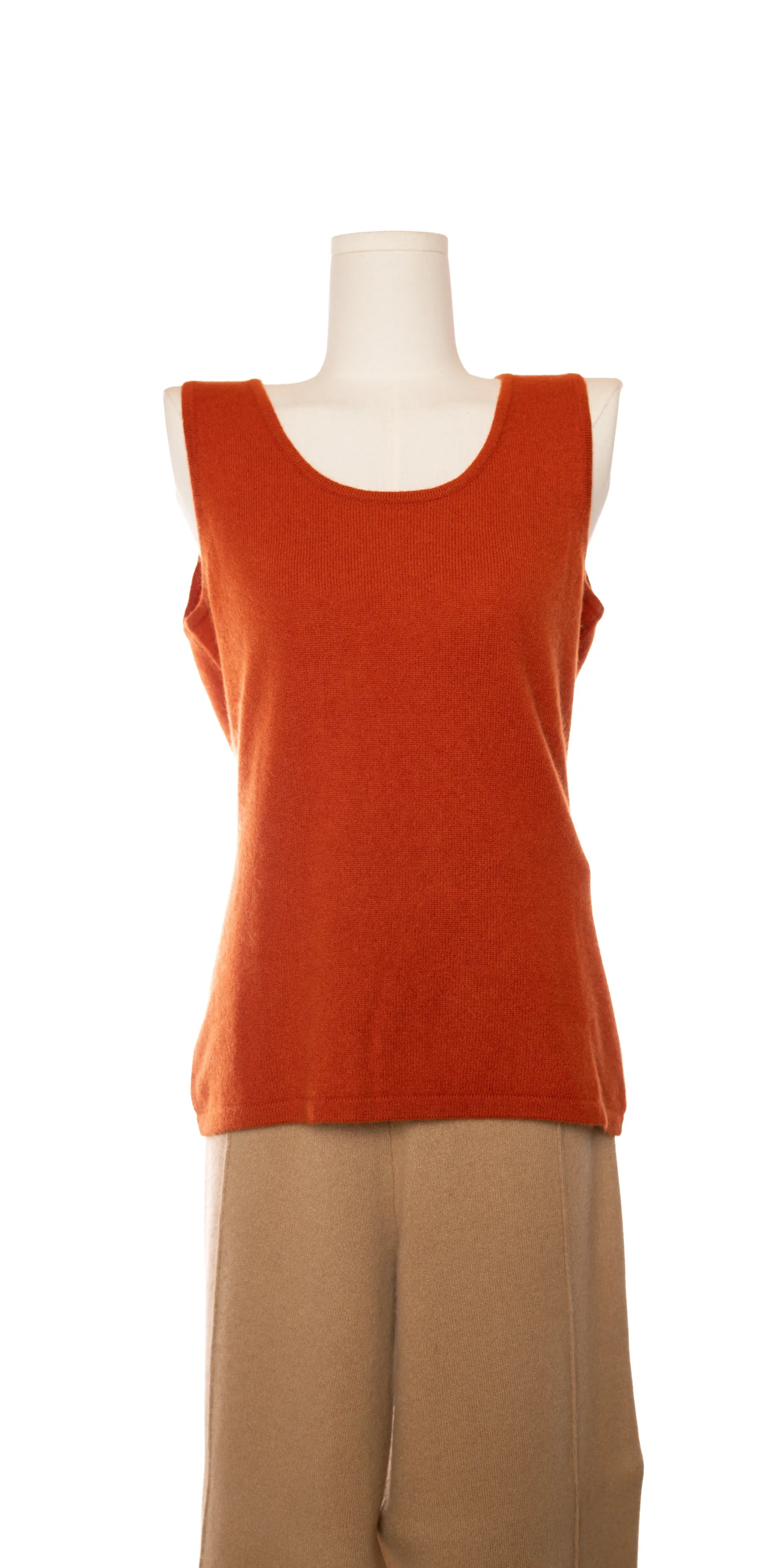 Bluza fara maneci din casmir fin - Neiman Marcus