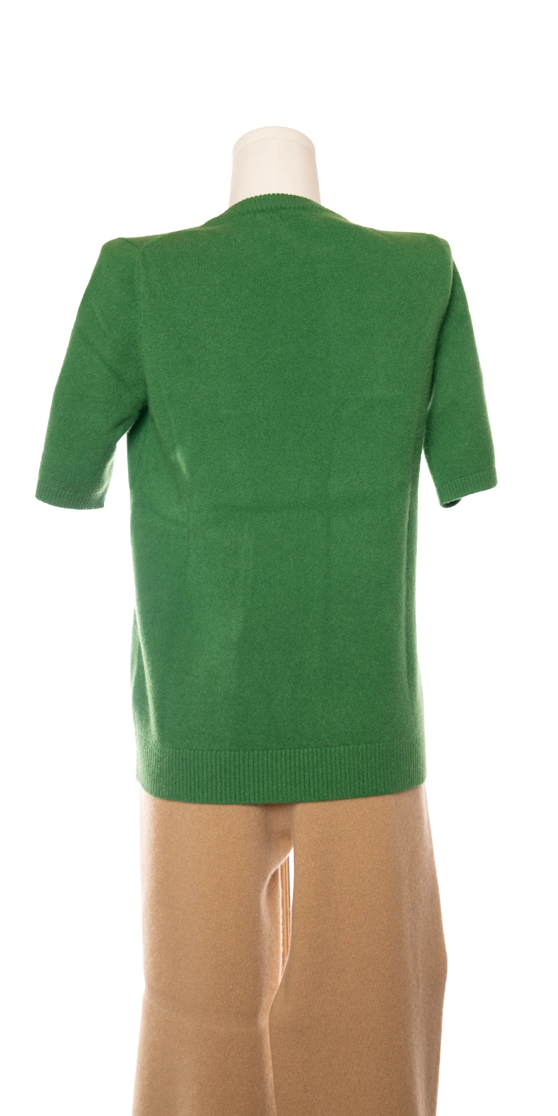 Bluza cu maneca scurta din casmir