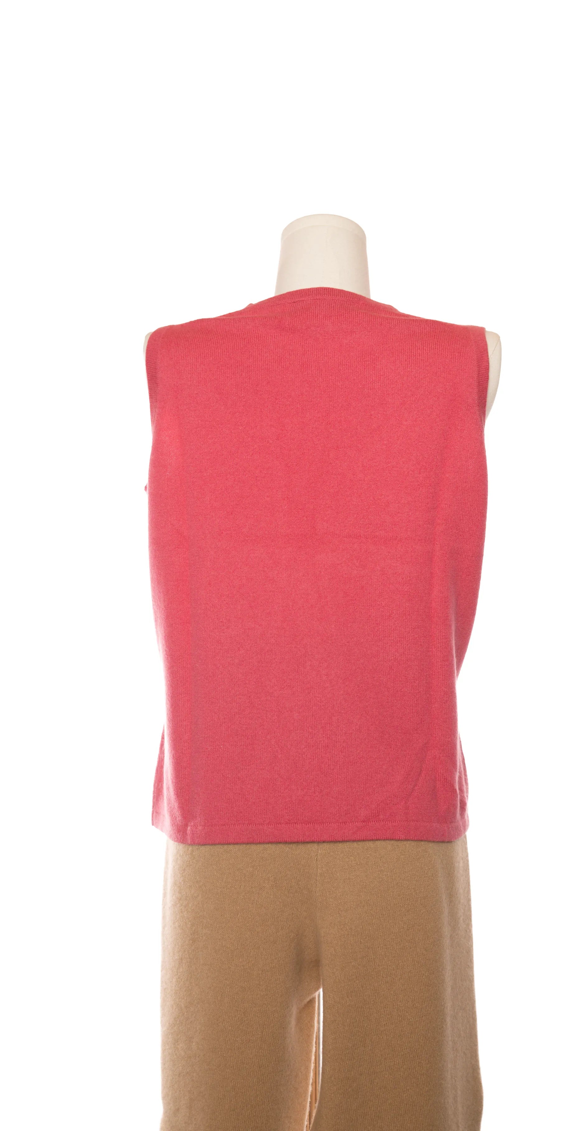 Bluza fara maneci din casmir - Valerie Stevens Petit
