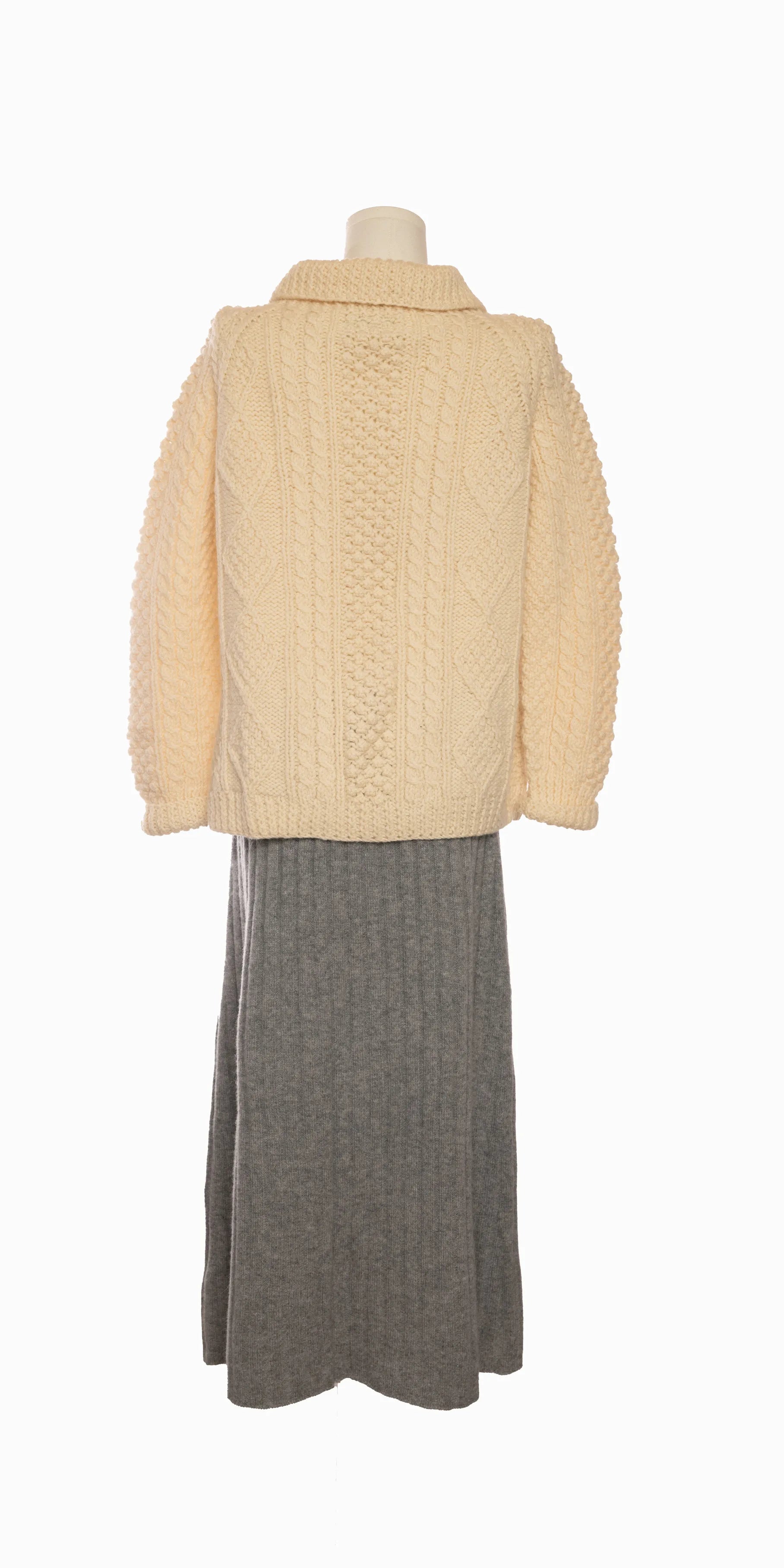 Cardigan cu buzunare din lana