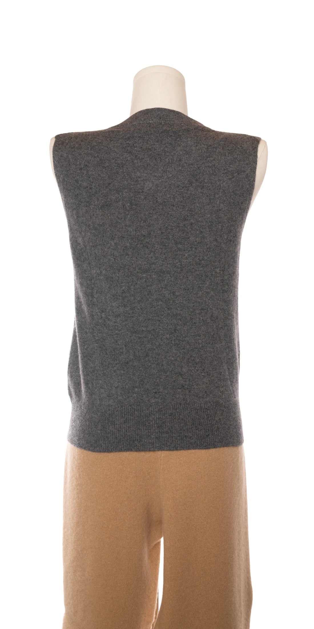 Bluza din casmir fara maneci - Babaton