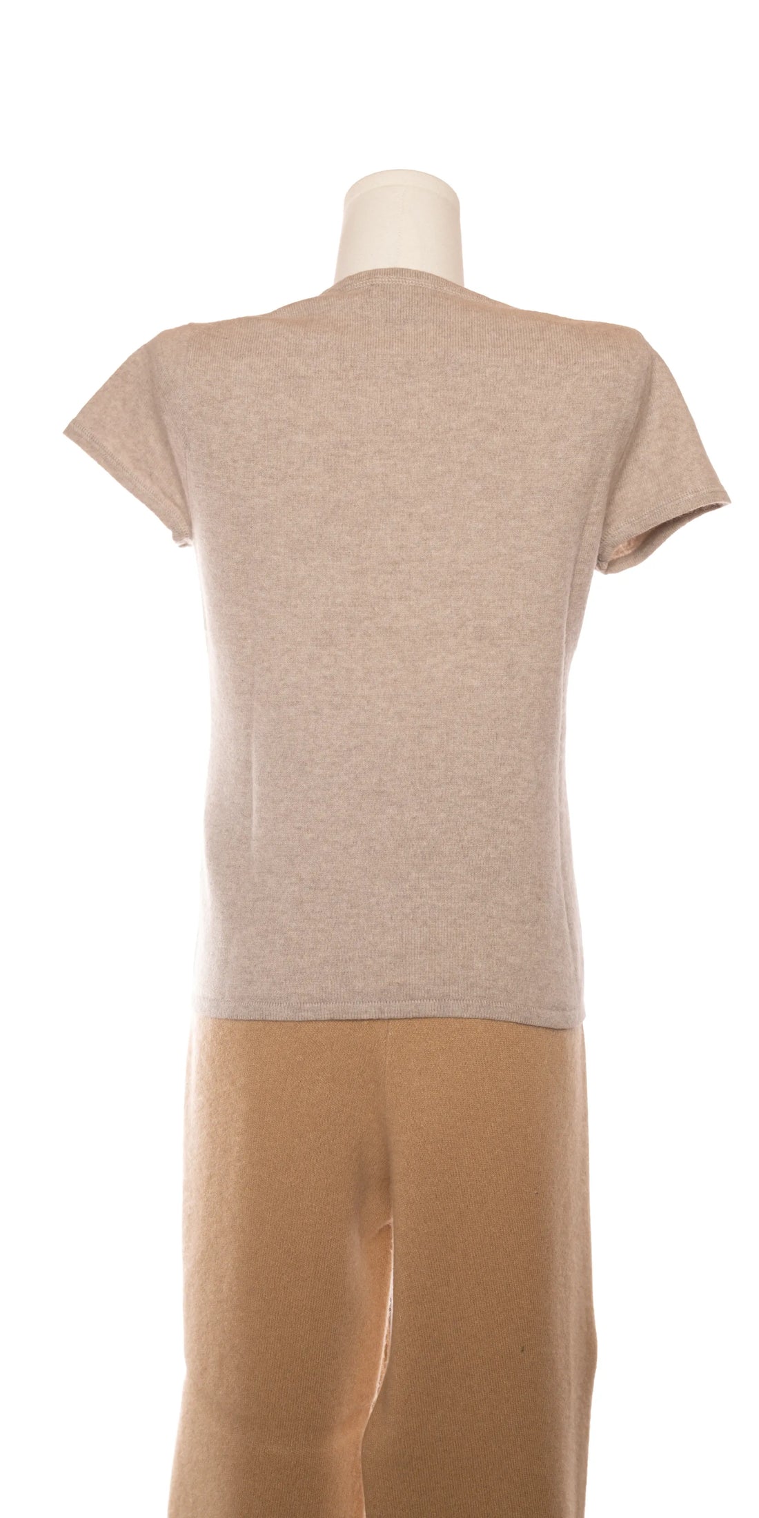 Bluza din casmir cu maneca scurta - Premise