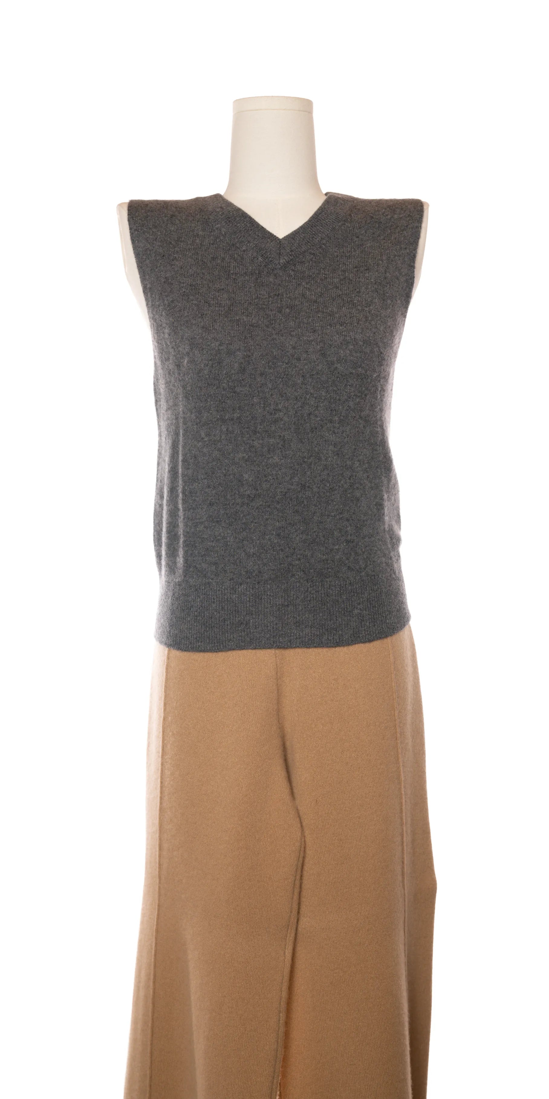 Bluza din casmir fara maneci - Babaton