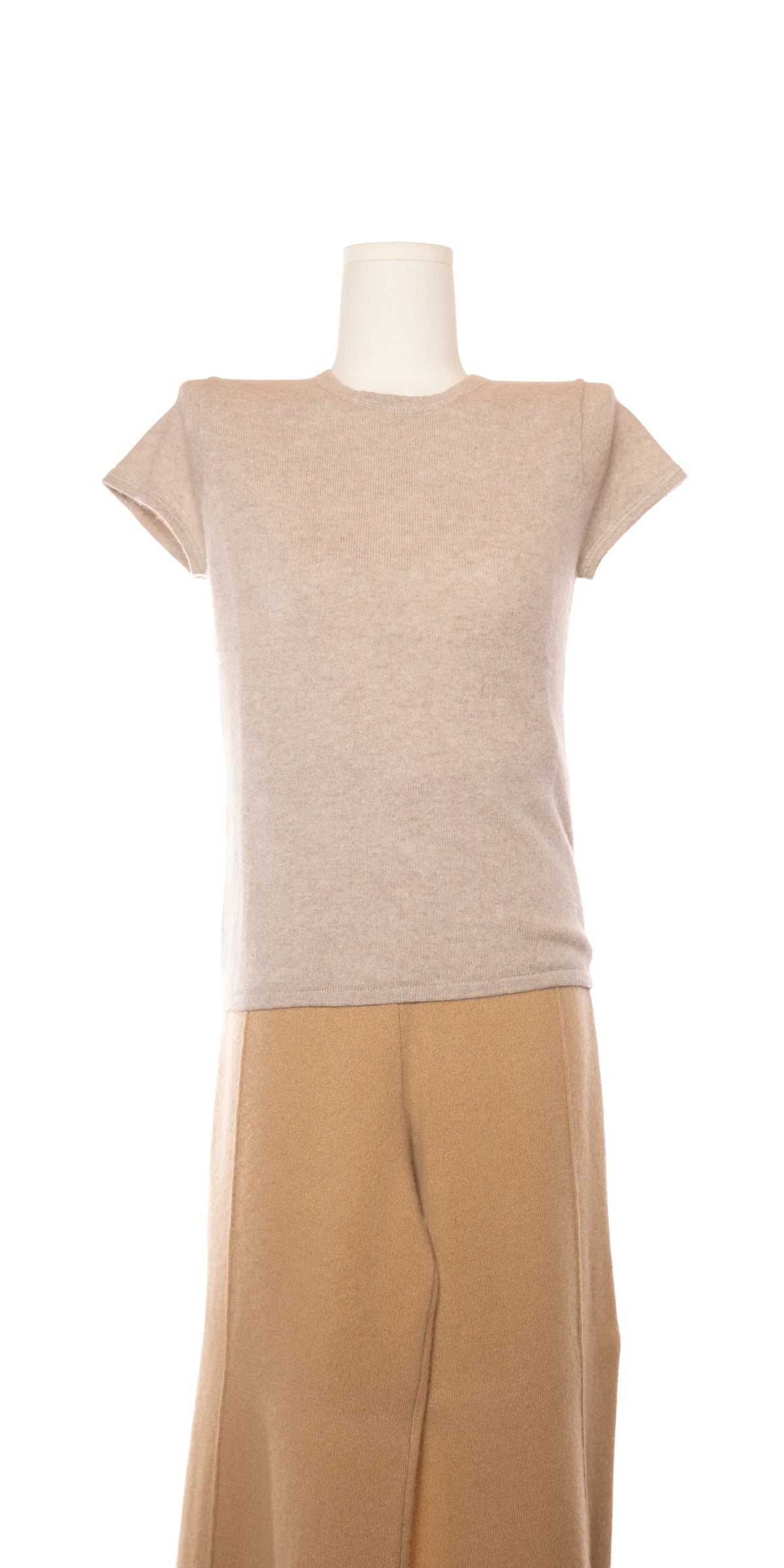 Bluza din casmir cu maneca scurta - Premise