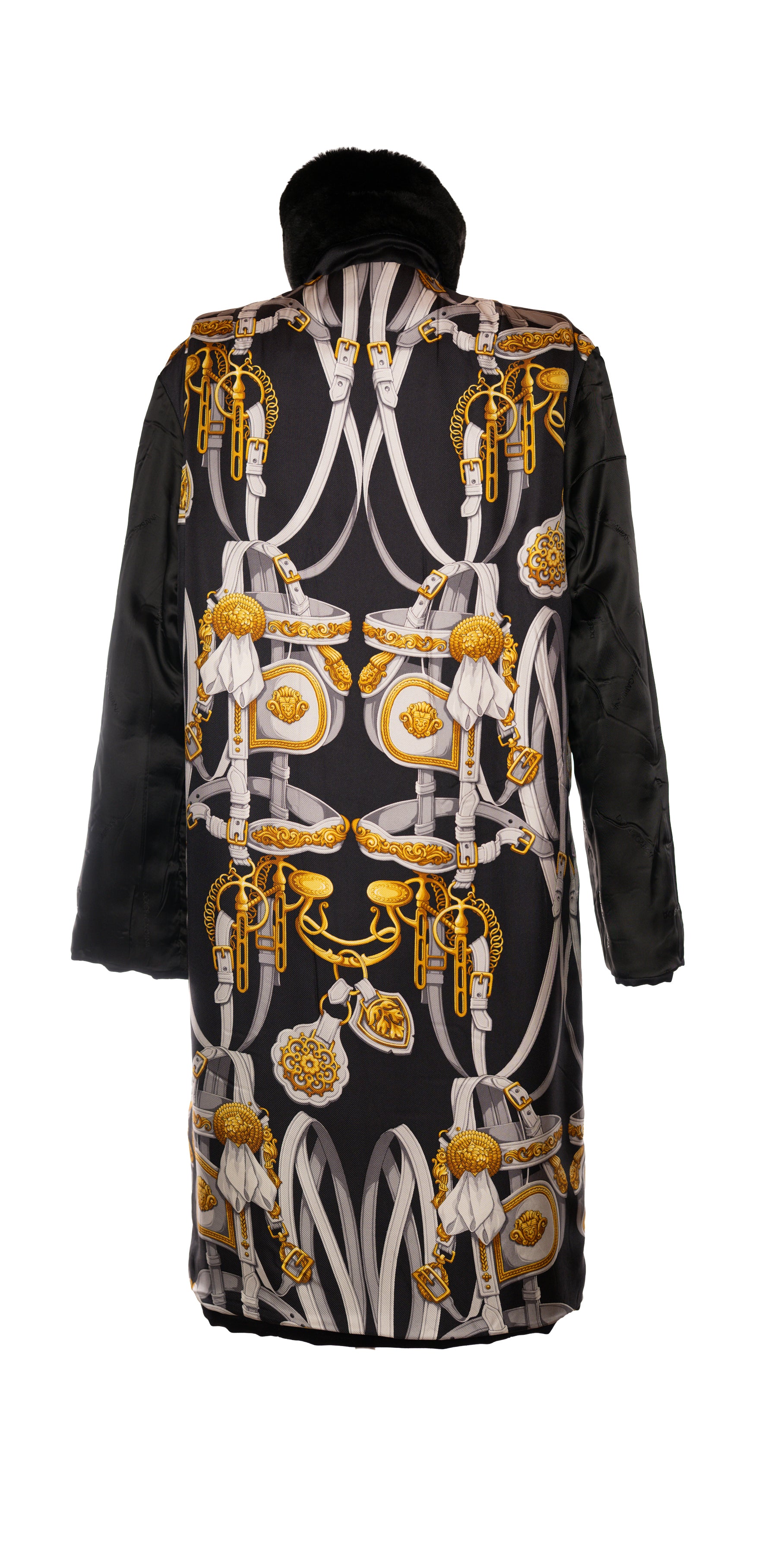 Palton vintage din matase naturala - Dolce Gabbana