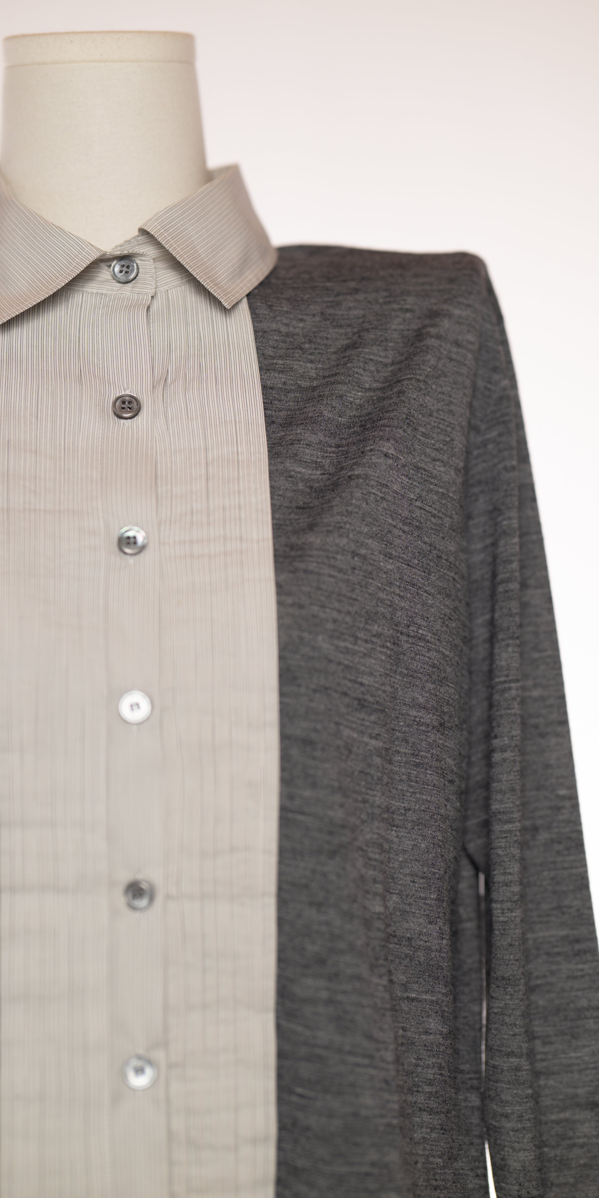 Bluza tip camasa cu lana de vara - Signorelli
