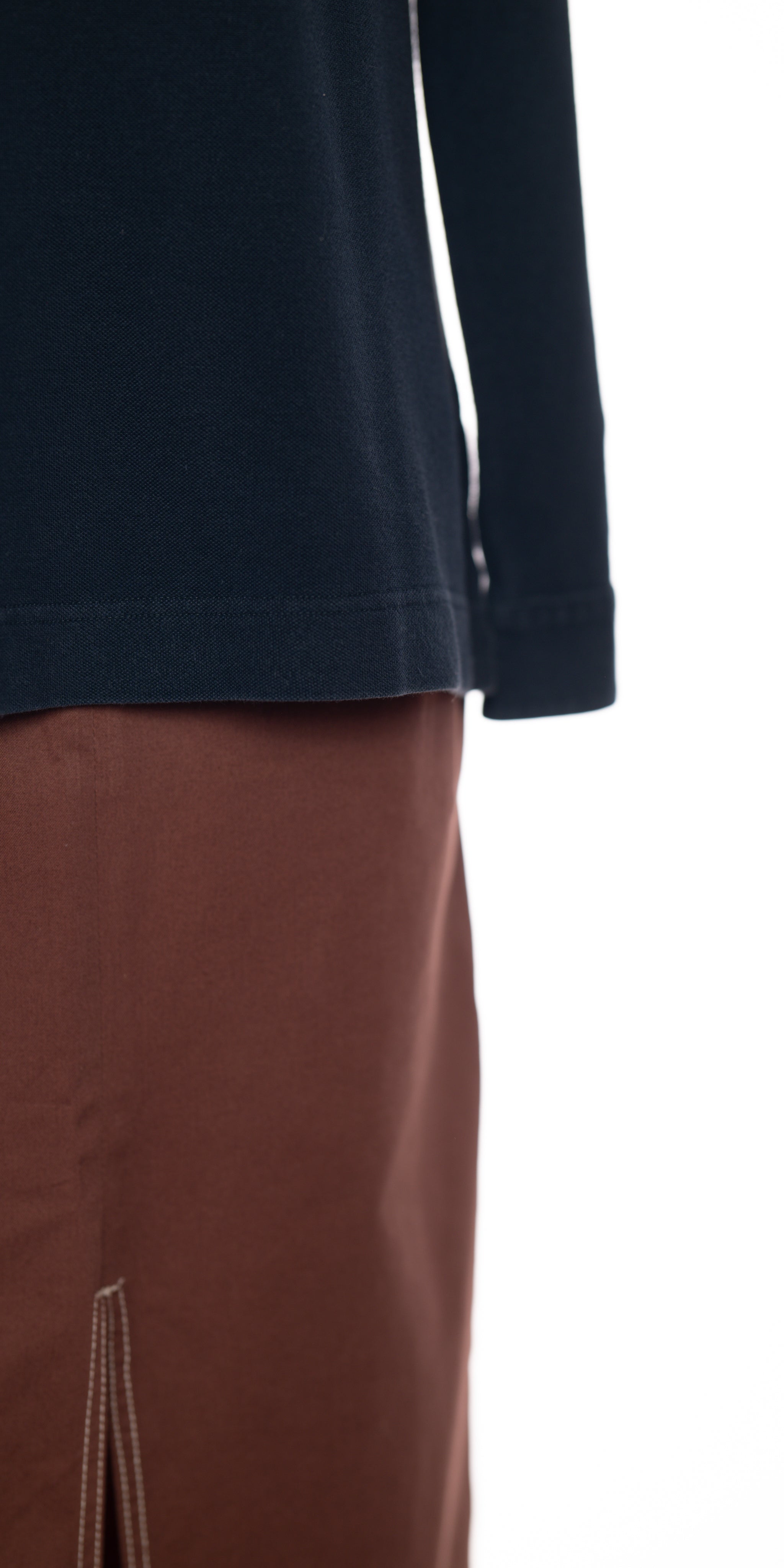 Bluza polo din bumbac structurat - Intrecci Asolani