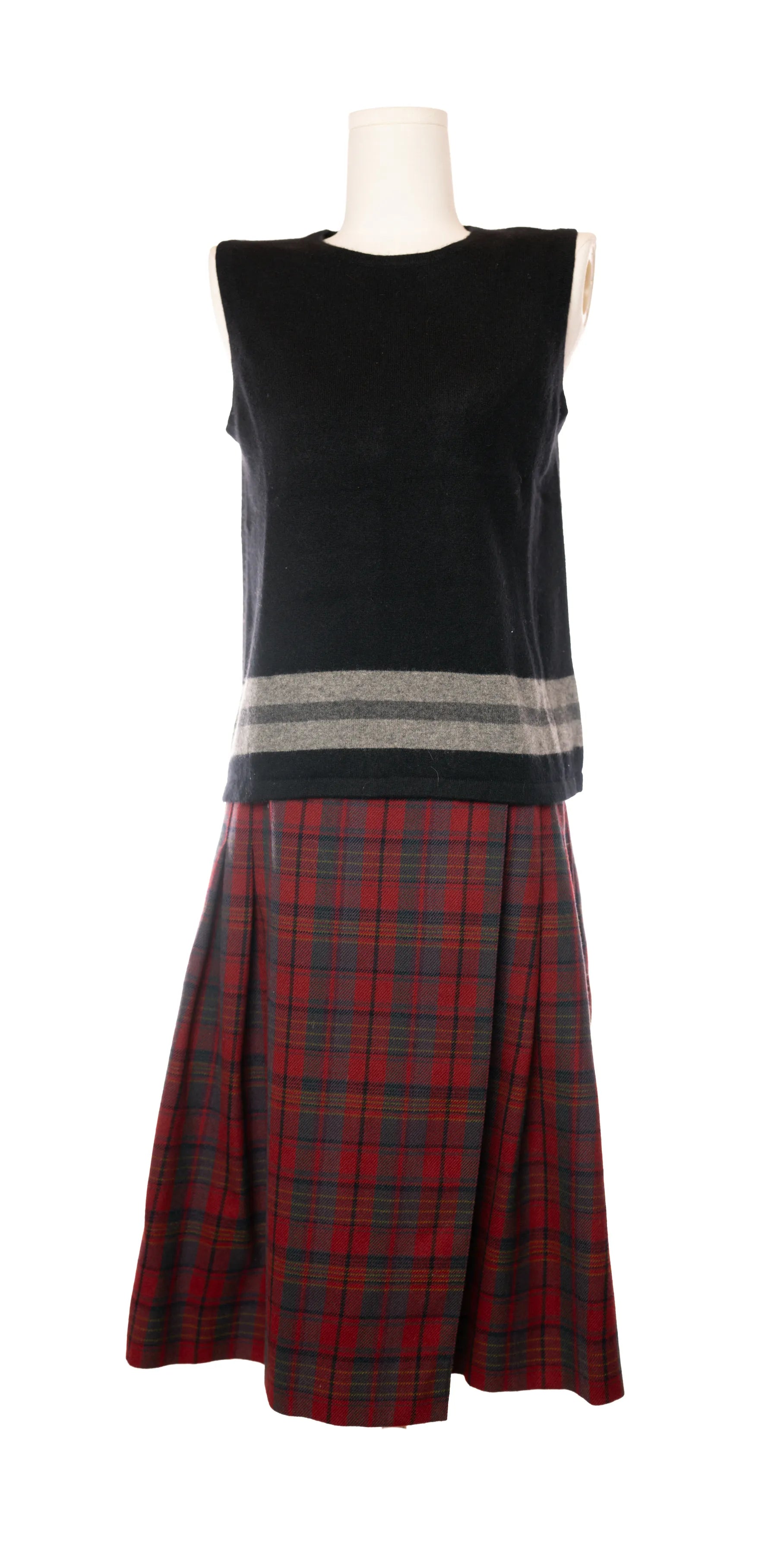 Bluza fara maneci din casmir - Charter Club