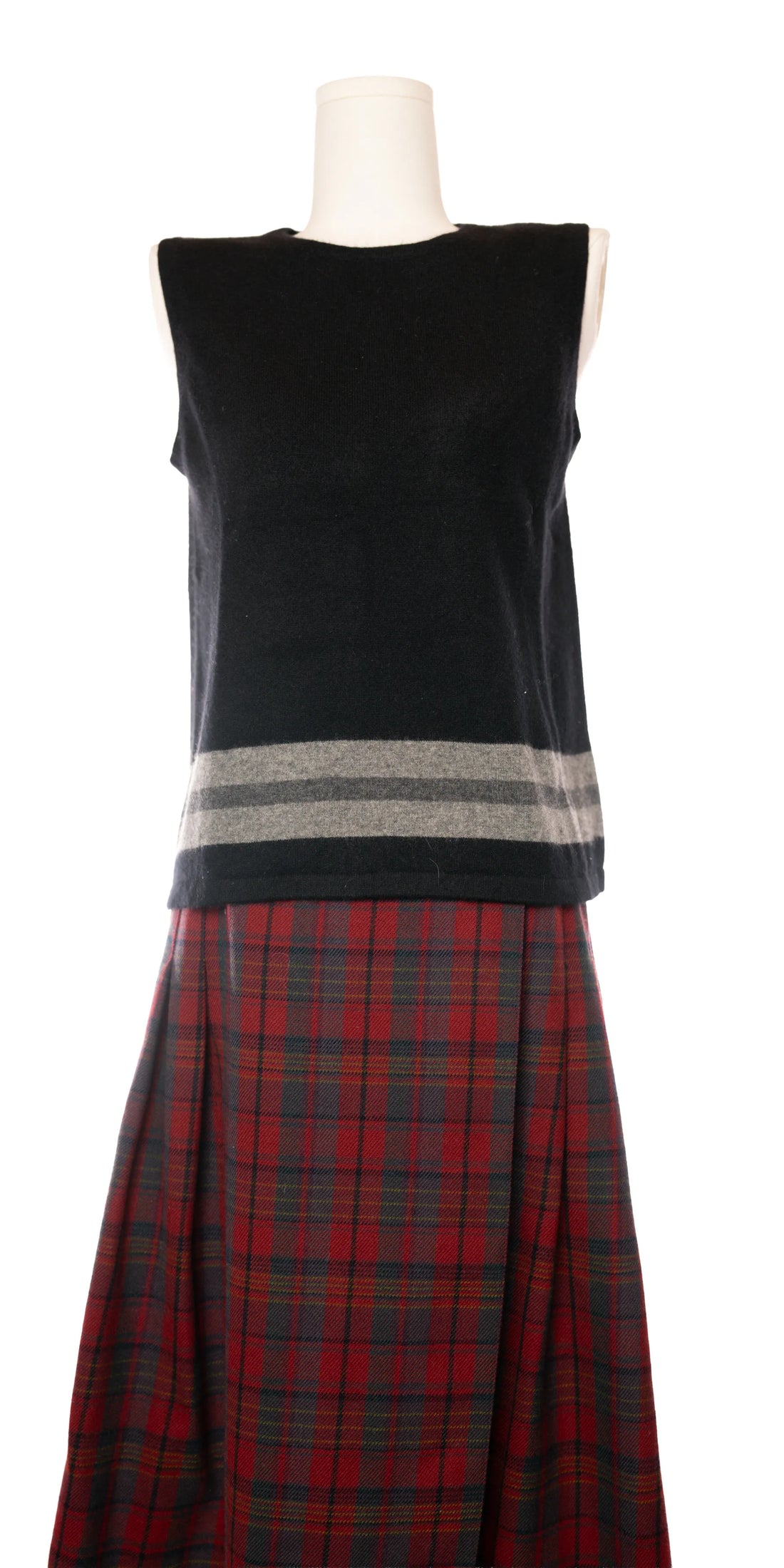 Bluza fara maneci din casmir - Charter Club