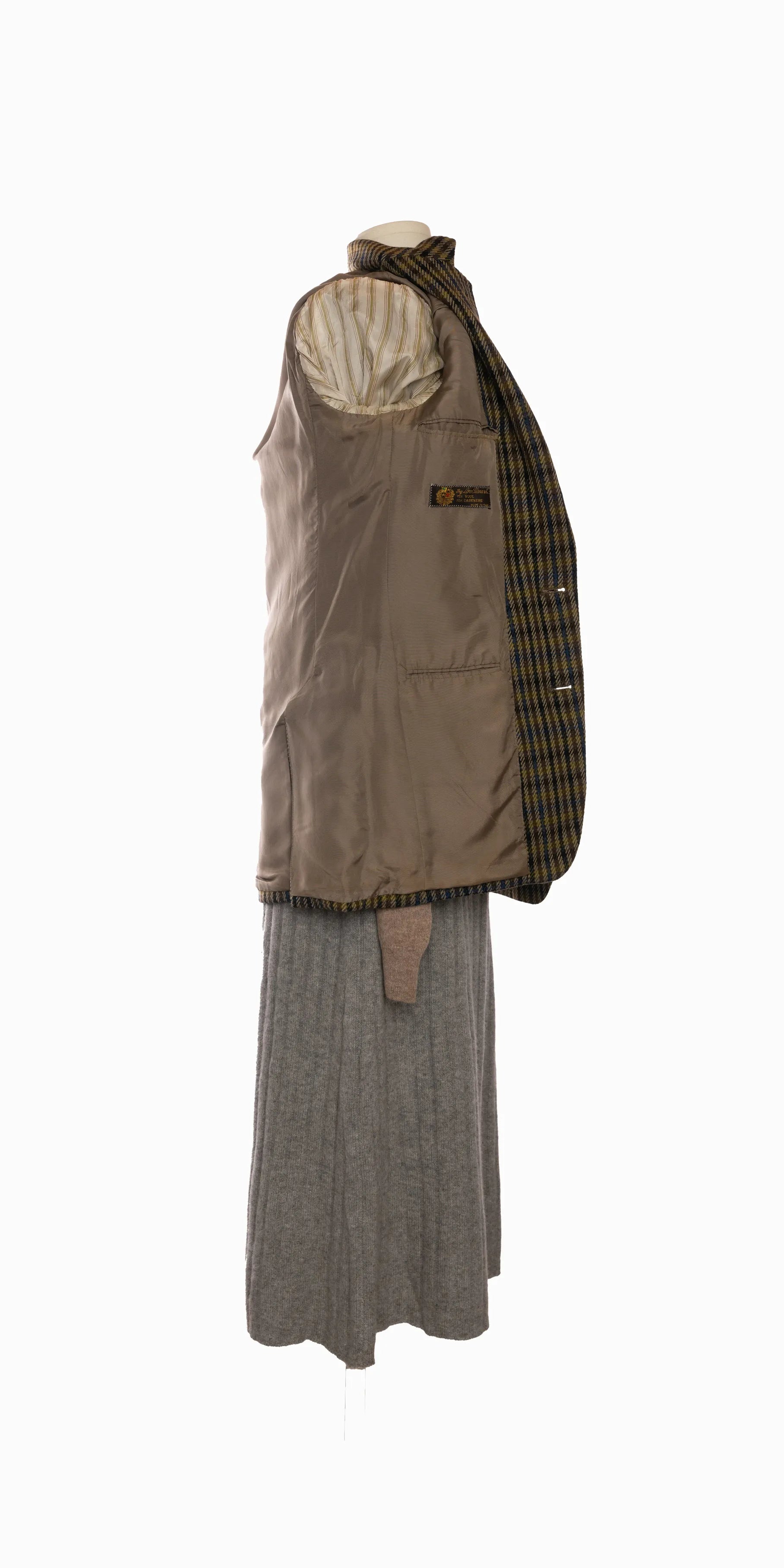 Sacou din lana si casmir cu tesatura Loro Piana