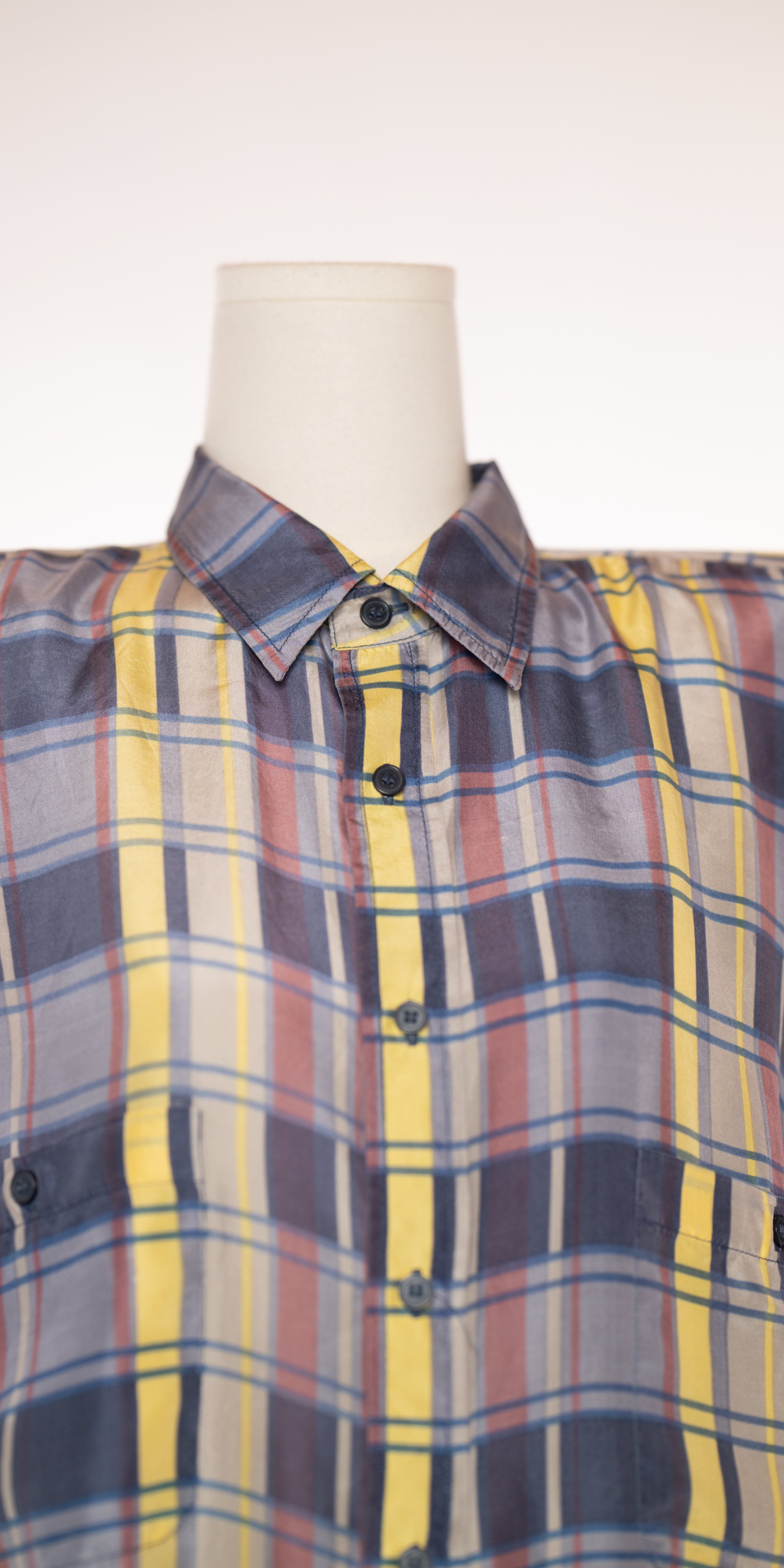 Camasa oversized din matase naturala fluida - Loose