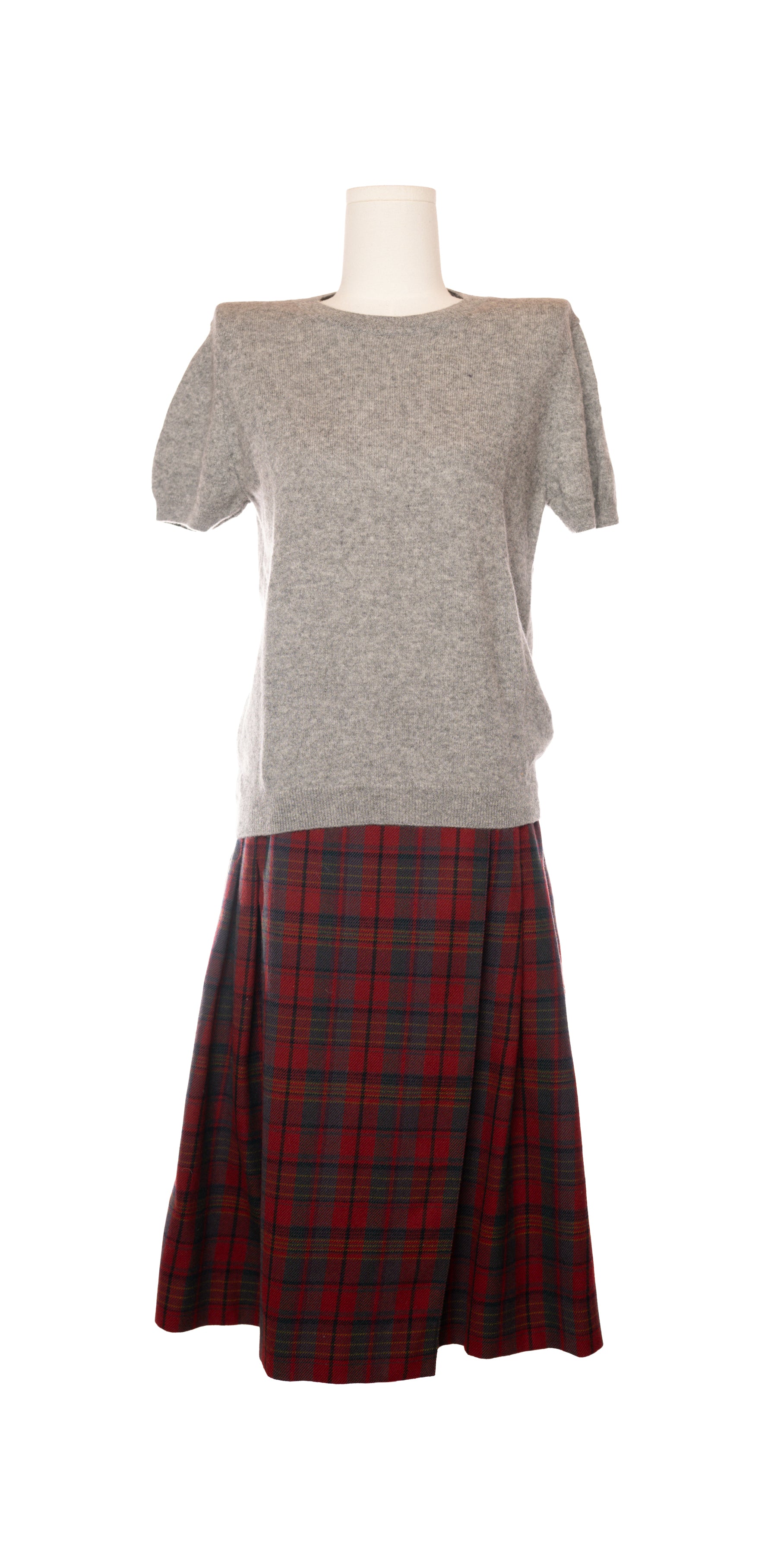 Bluza cu maneca scurta din casmir - Quince