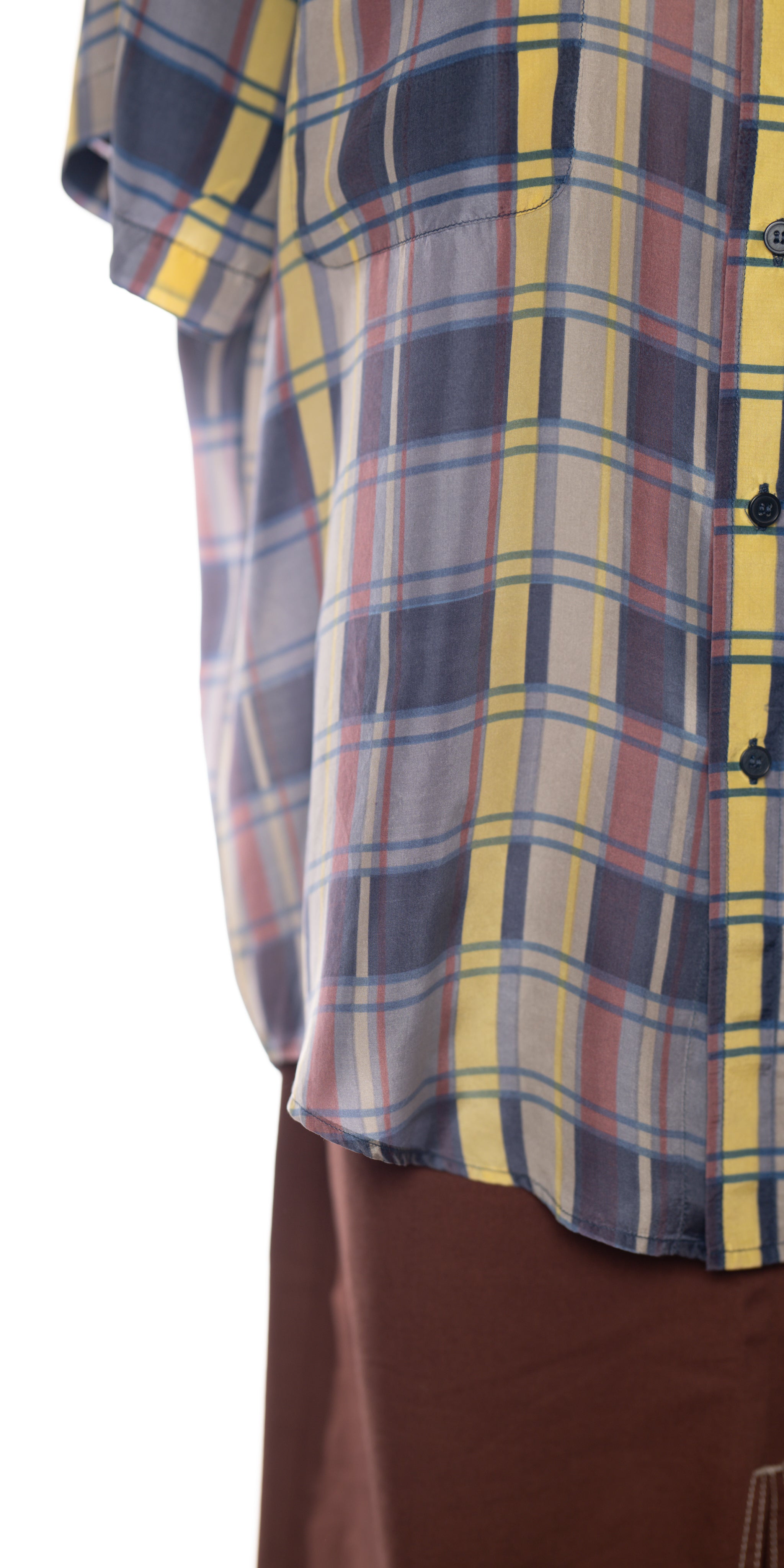 Camasa oversized din matase naturala fluida - Loose