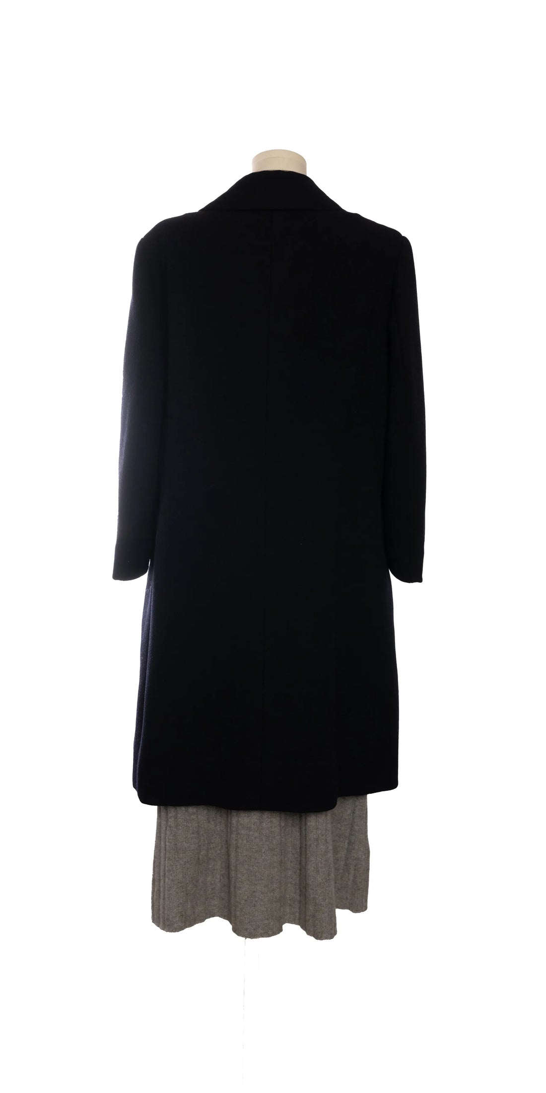 Palton handmade din lana crepe