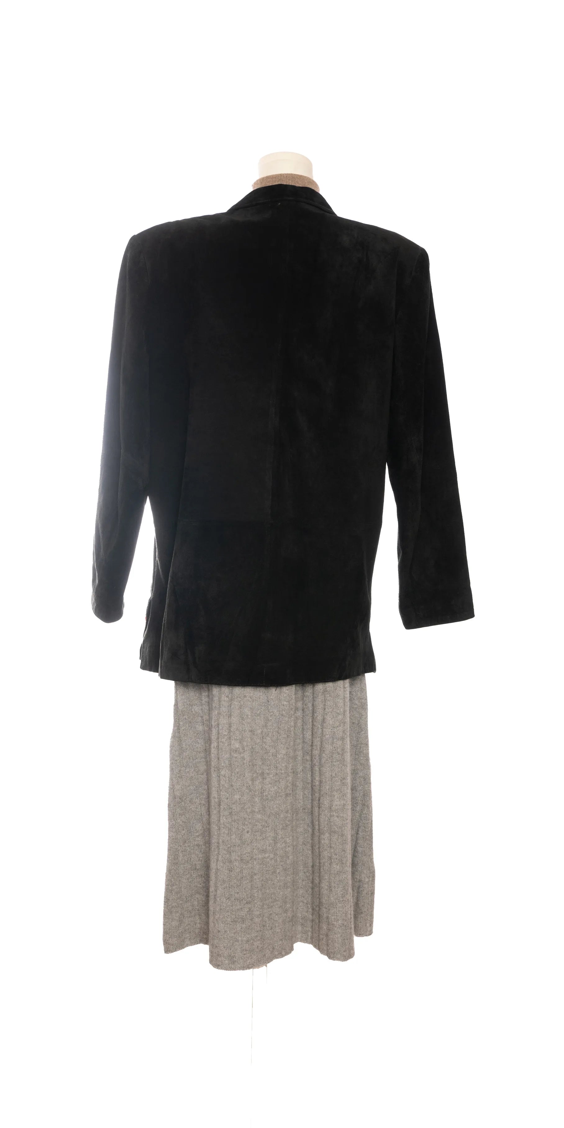 Sacou din piele intoarsa