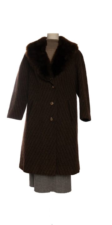 Palton amplu din alpaca