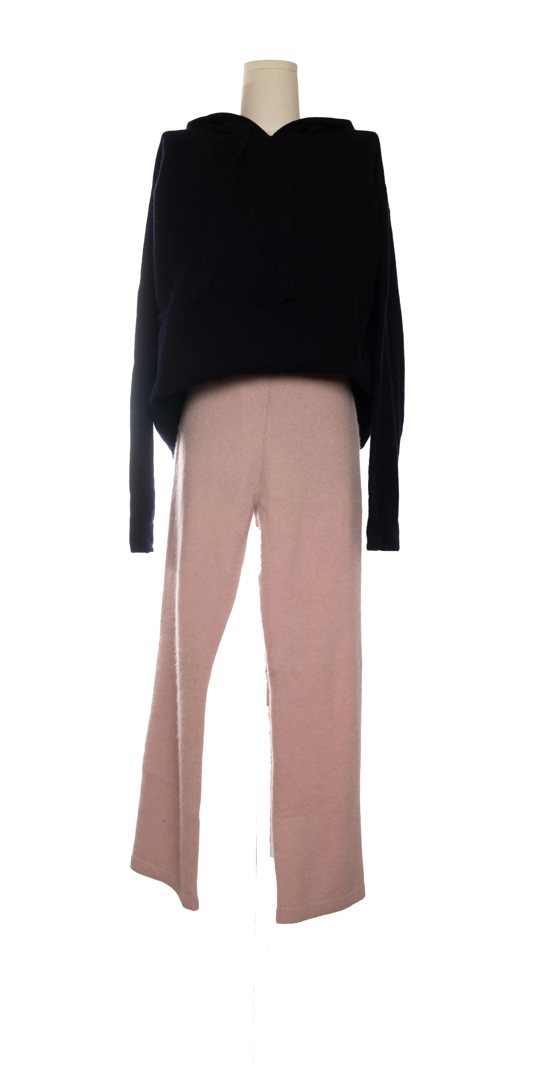 Pantaloni drepti din casmir