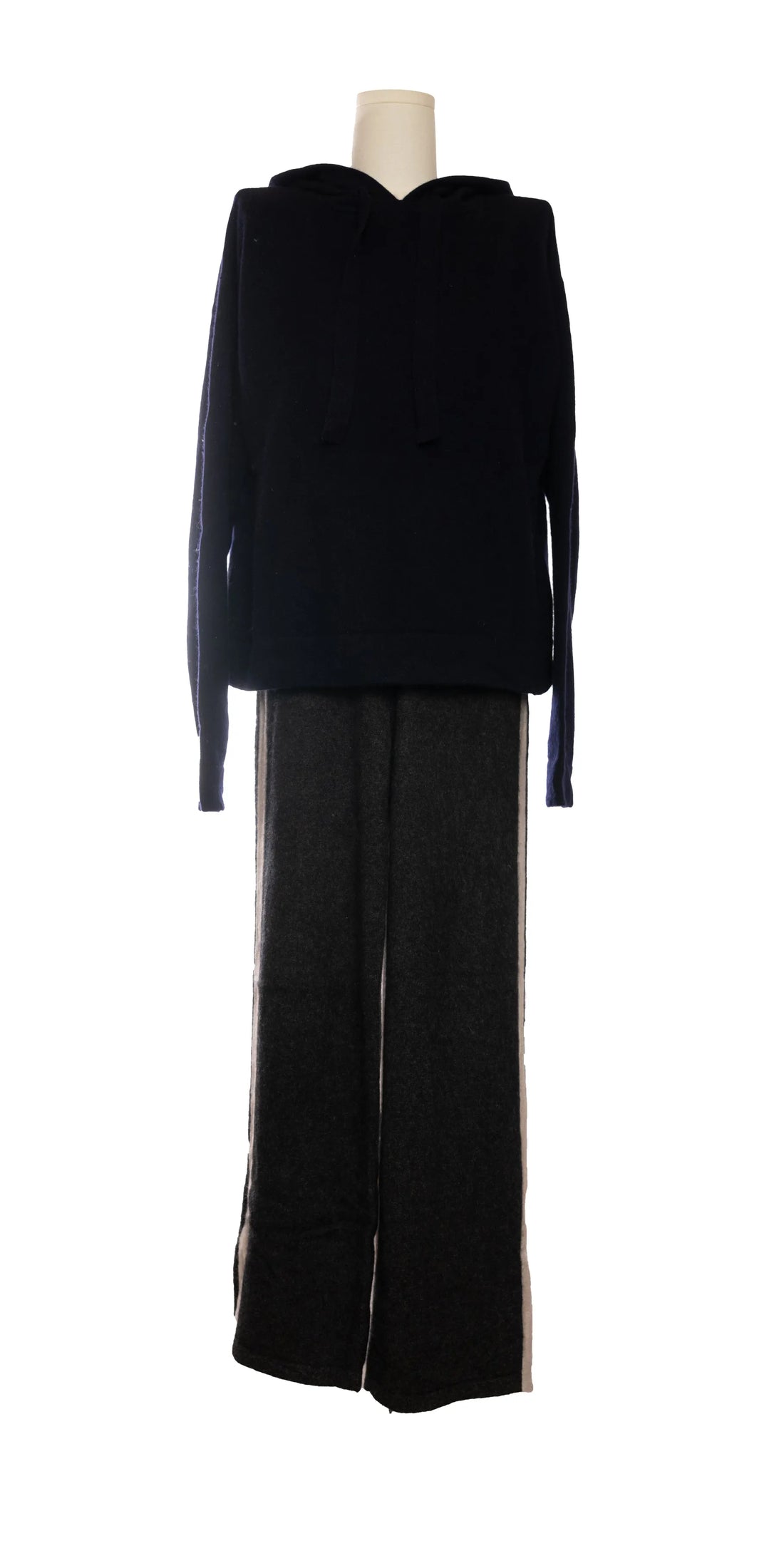 Pantaloni drepti din casmir