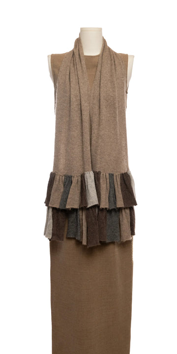 Fular din casmir cu volane - Caroline Grace