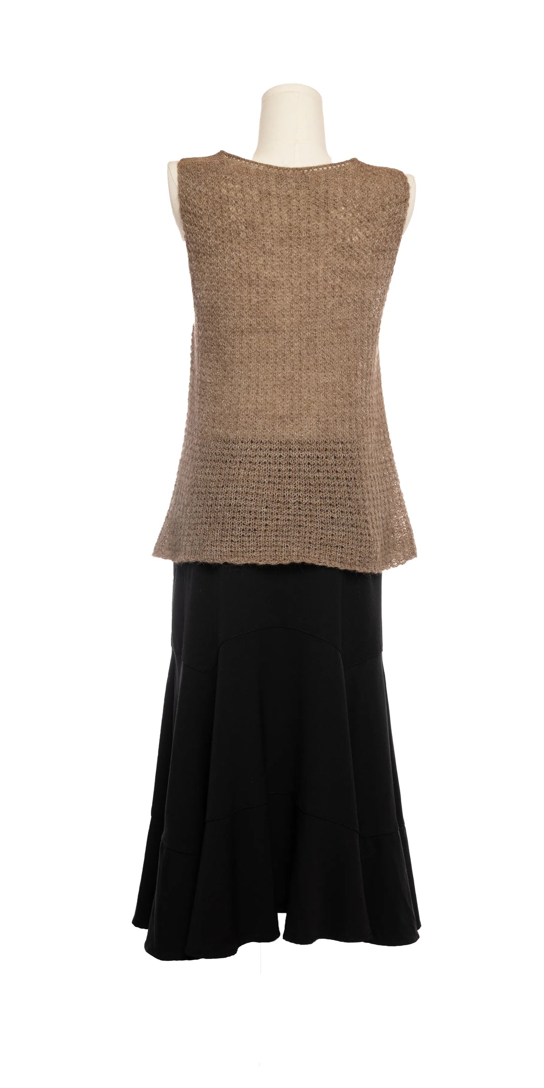 Vesta aerata din blend natural - Stefanel