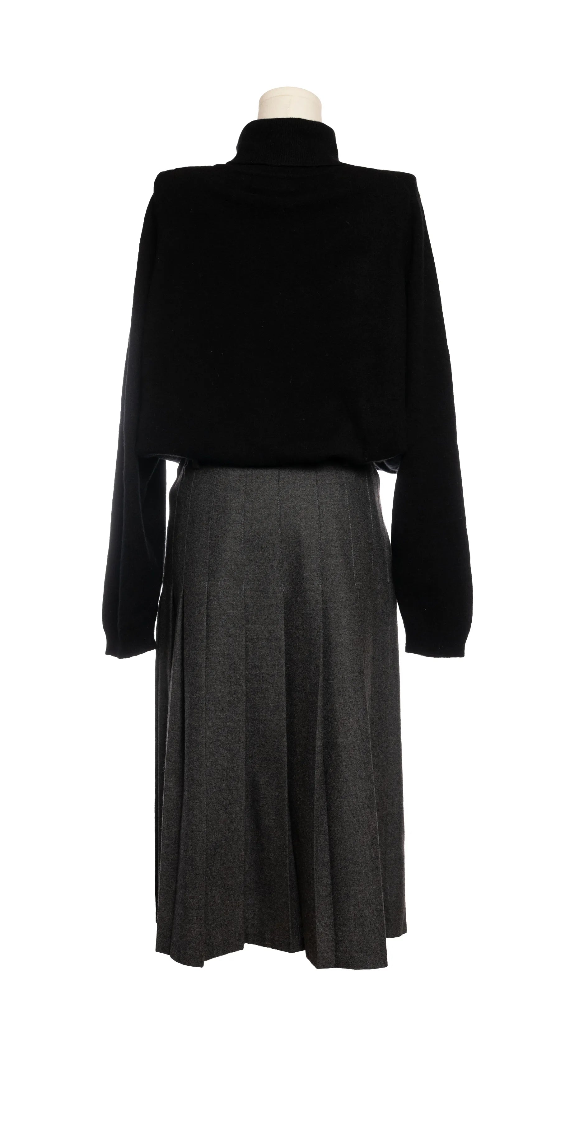 Fusta plisata din lana