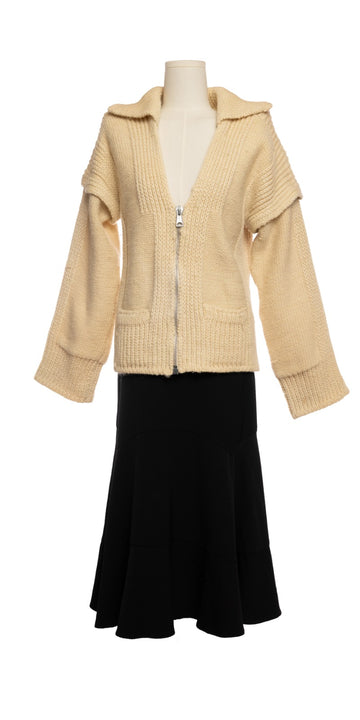 Cardigan din lână handmade