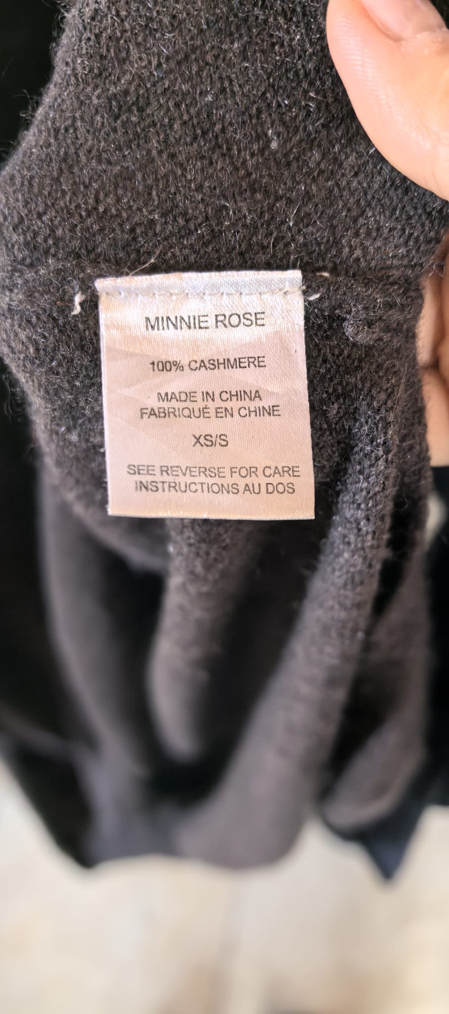 Bluza asimetrica din casmir aerat - Minnie Rose