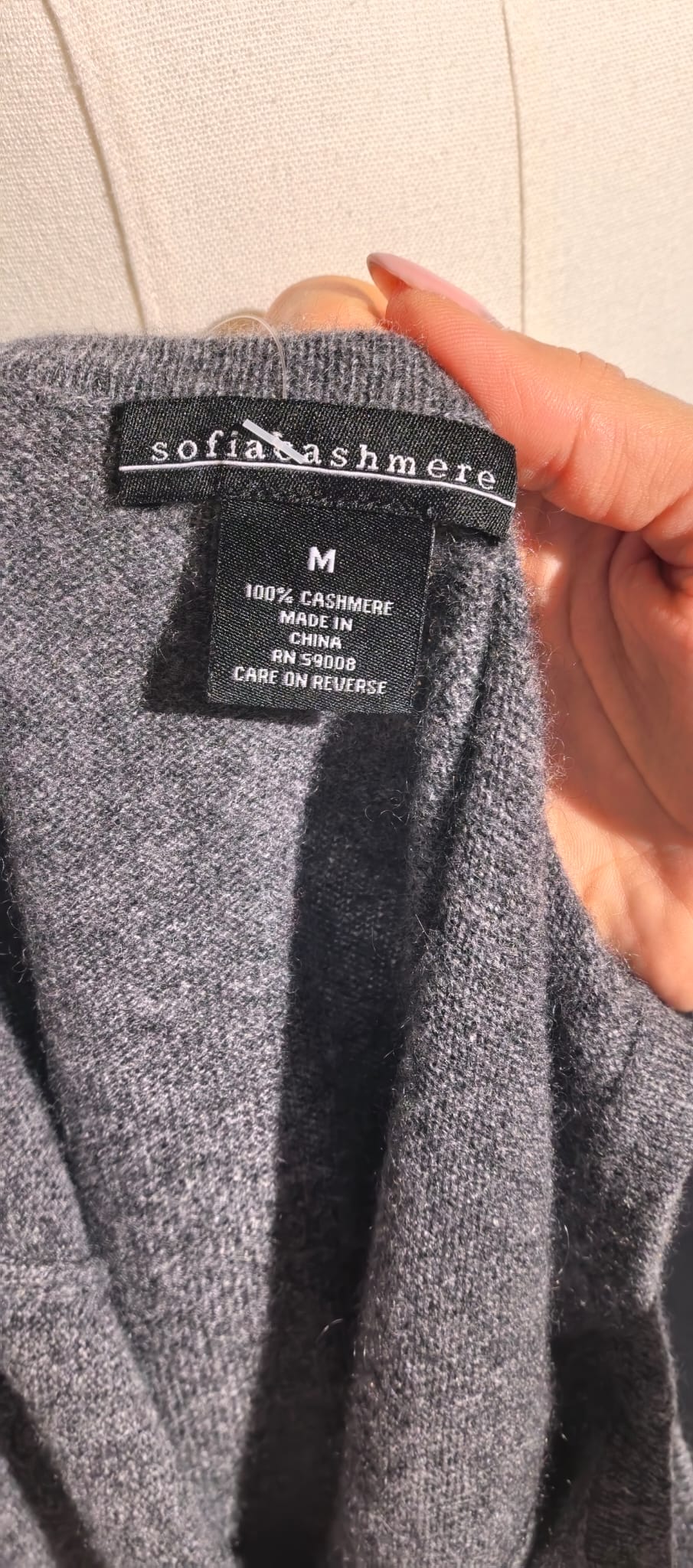 Top din casmir aerat - Sofia Cashmere
