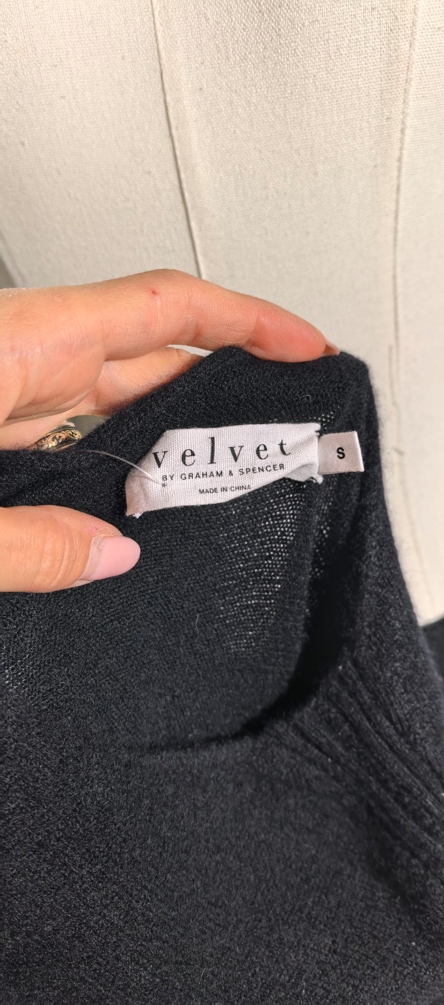 Bluza supradimensionata din casmir - Velvet