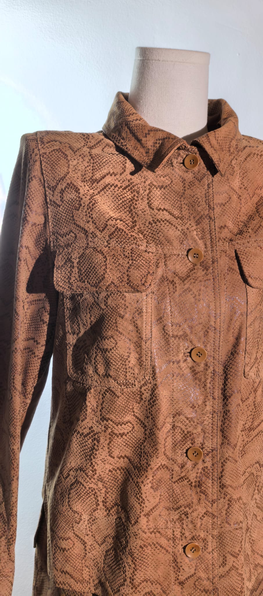 Set vintage din piele fina de nabuc - Mabrun