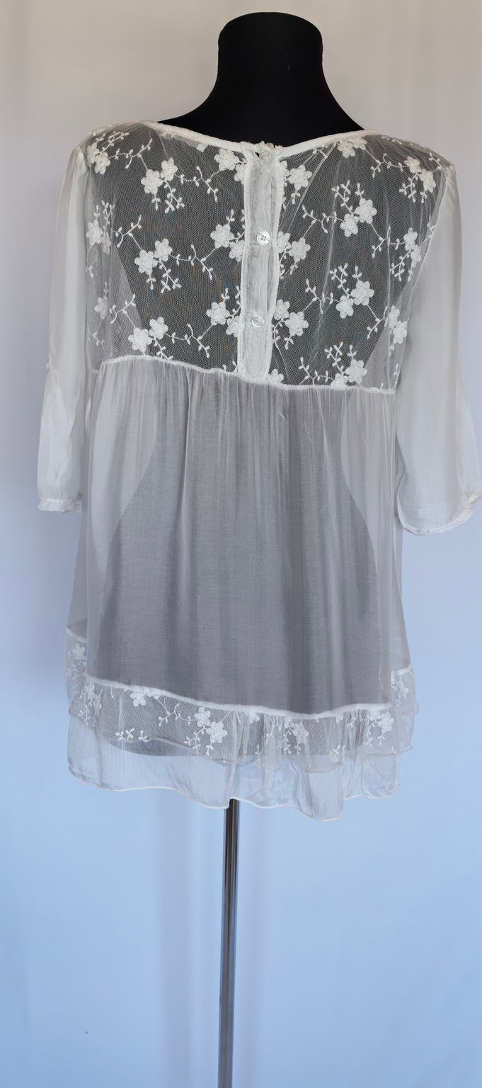 Bluza din voal de matase Made in Italy
