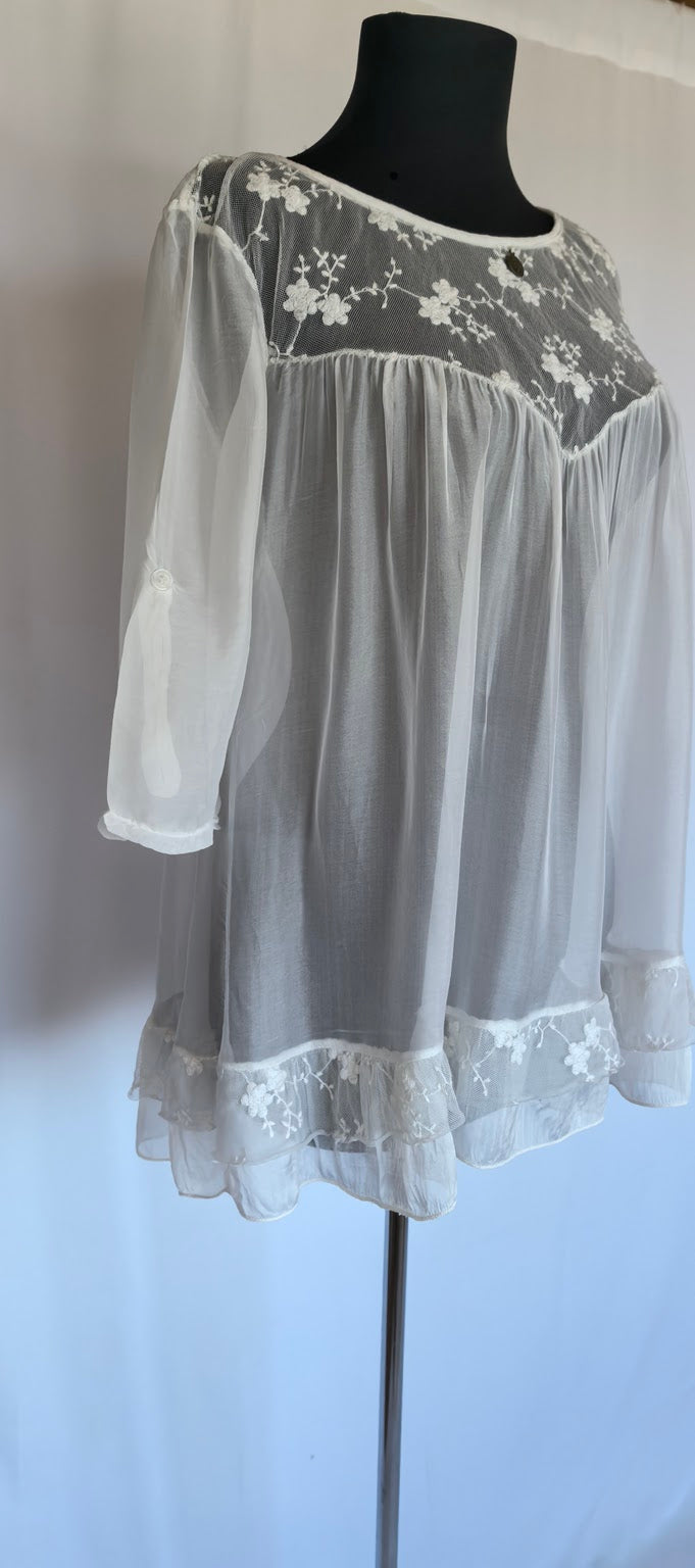 Bluza din voal de matase Made in Italy
