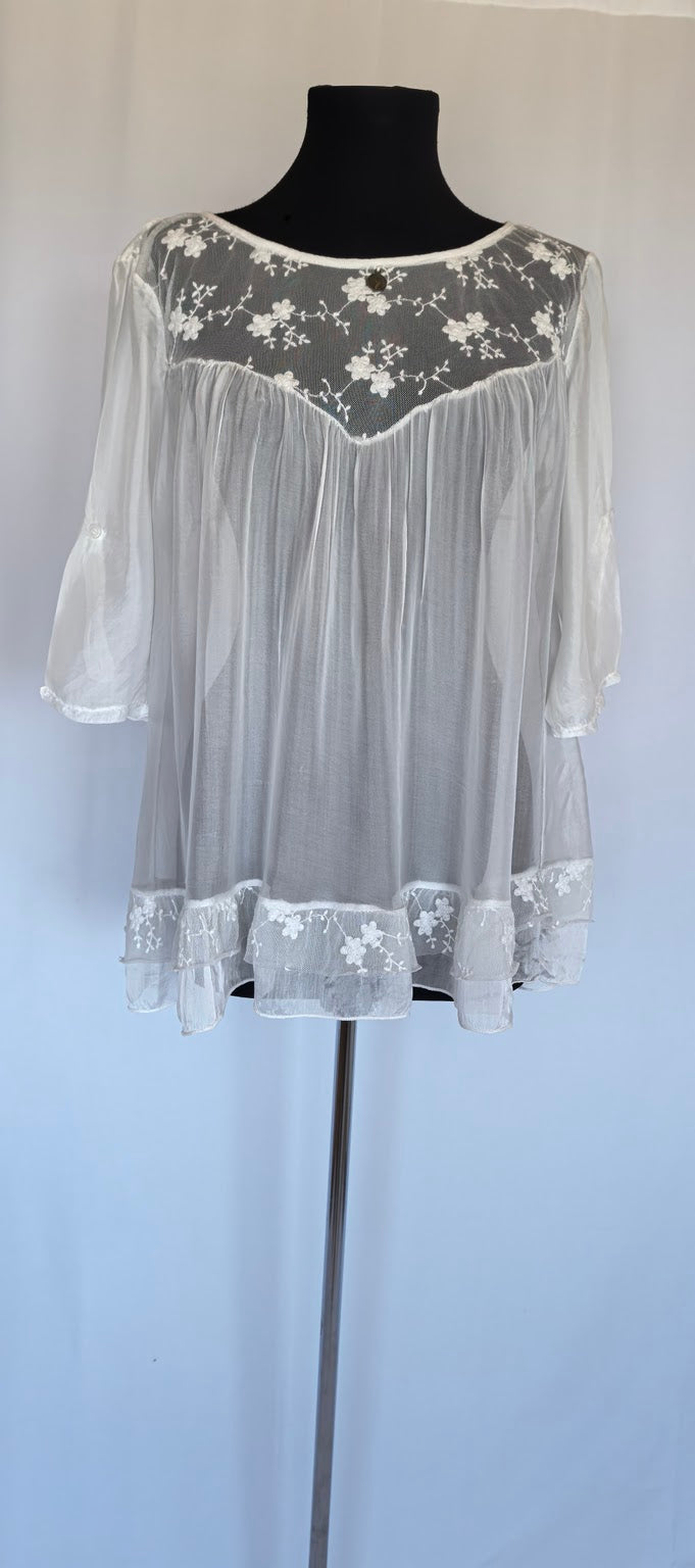 Bluza din voal de matase Made in Italy