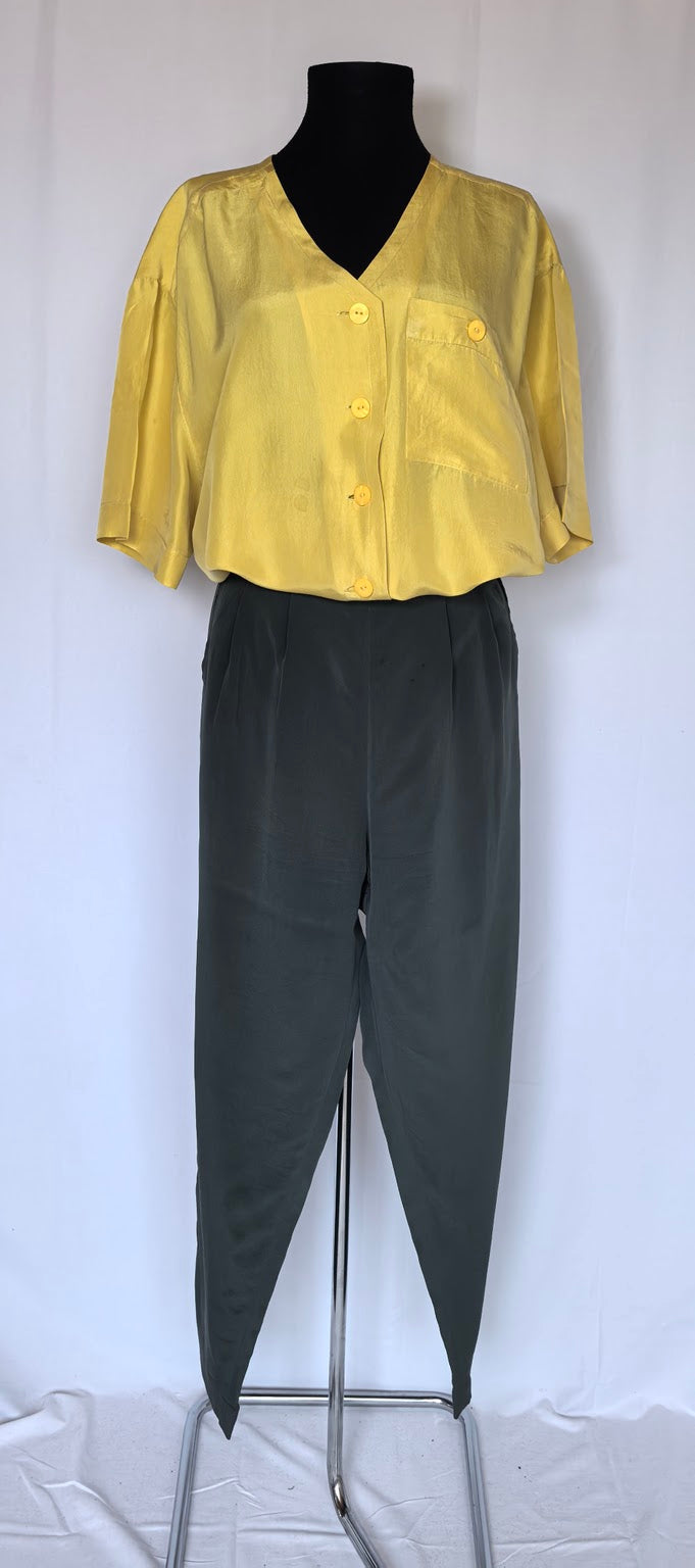 Pantaloni pura seta