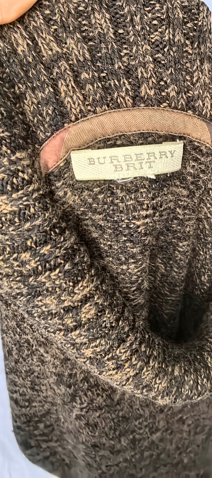 Pulover lung din lana Burberry Brit