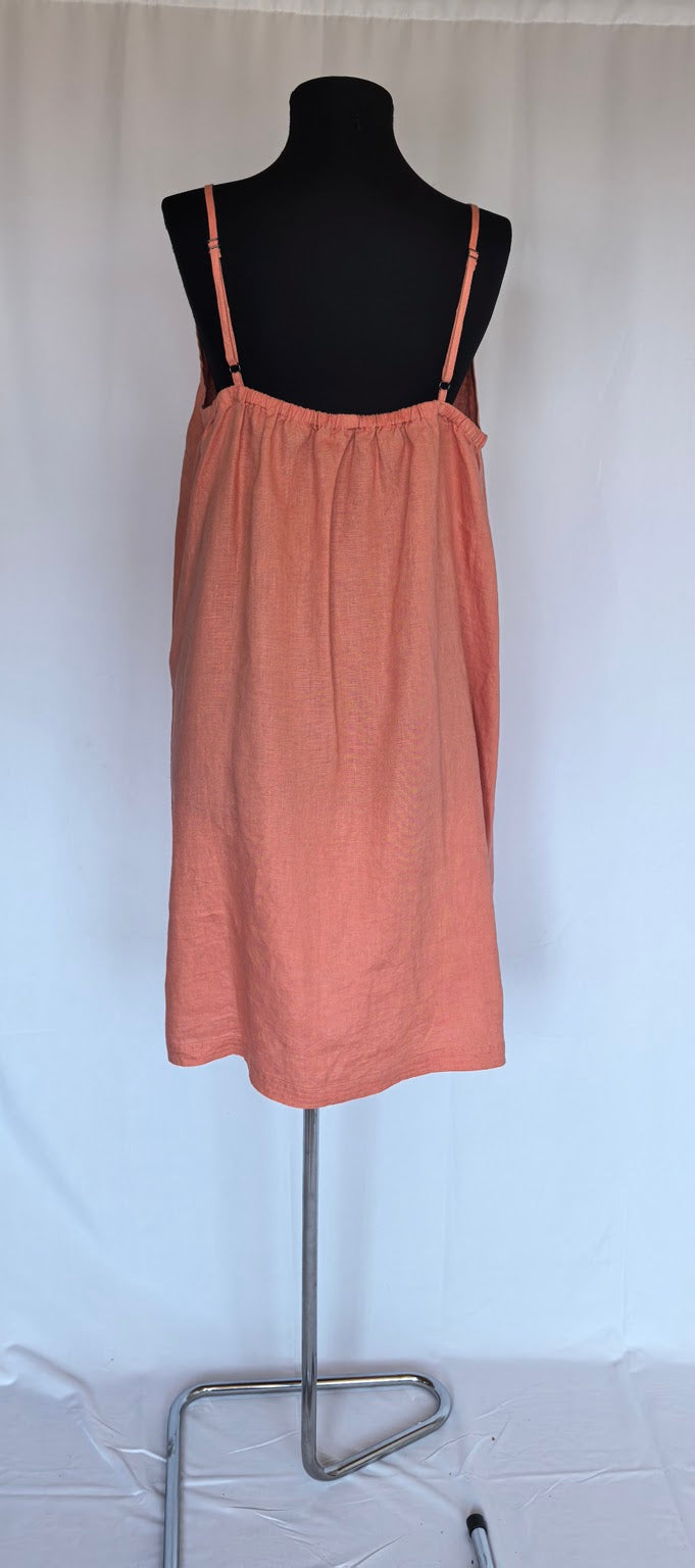 Rochie din in corai in croi A