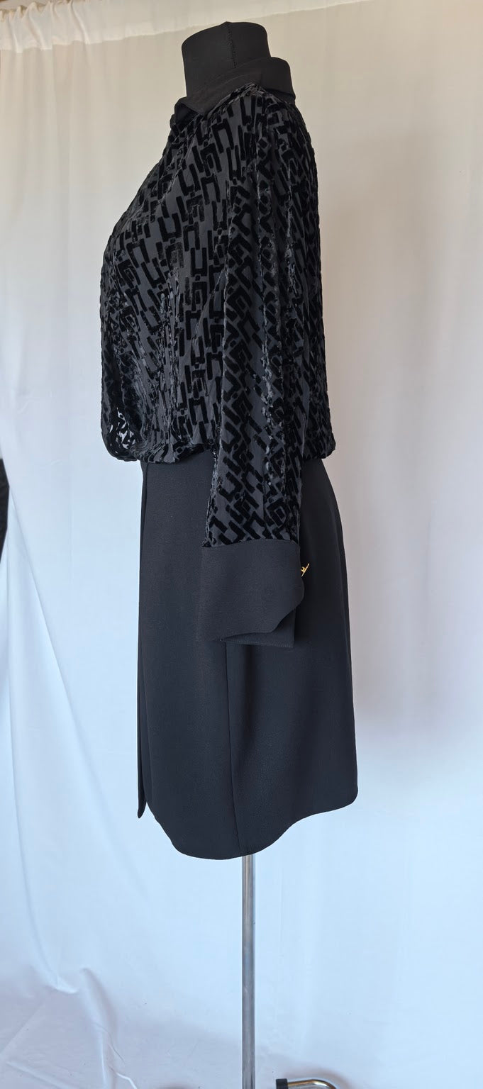 Rochie din vascoza si matase Elisabetta Franchi