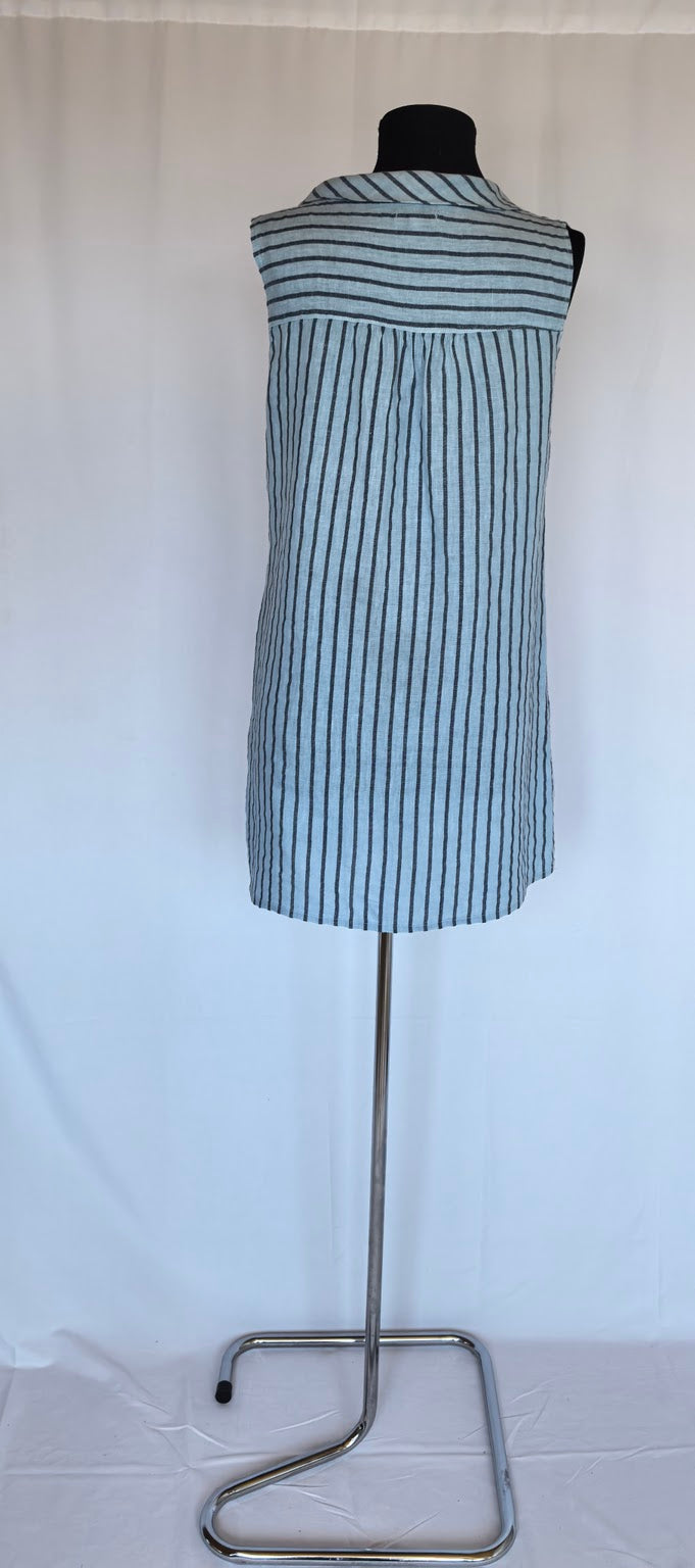 Rochie Made in Italy din in cu guler rulat