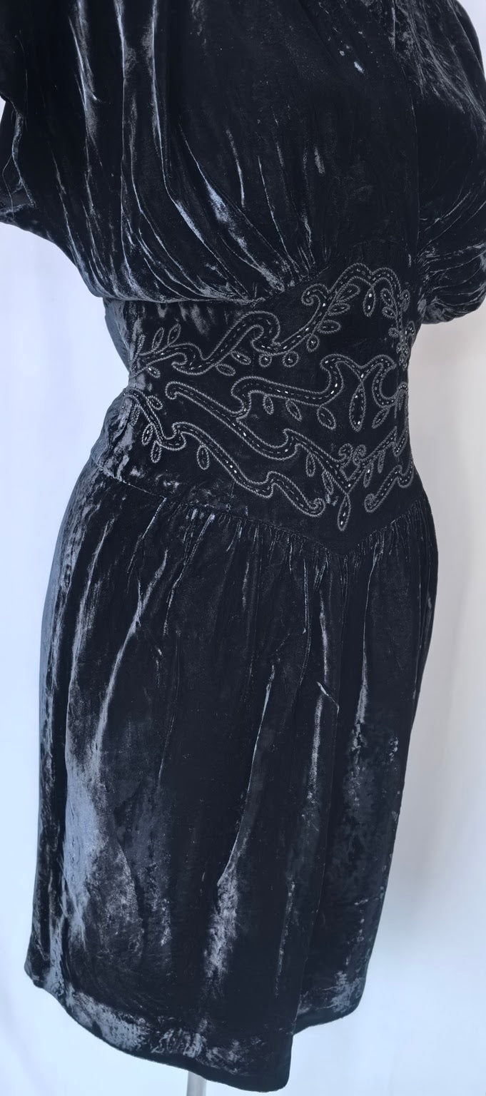 Rochie Pianoforte by MaxMara din vascoza si matase