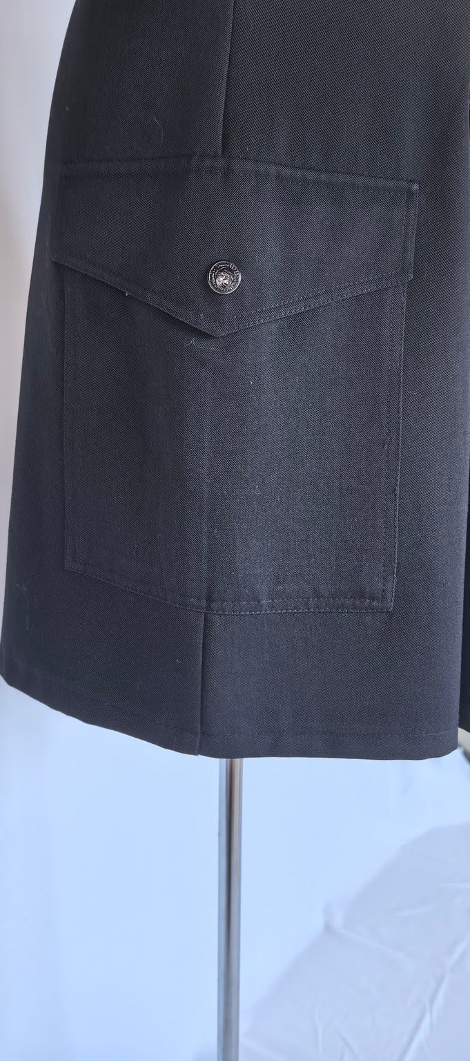 Rochie plisata cu lana Fendissime