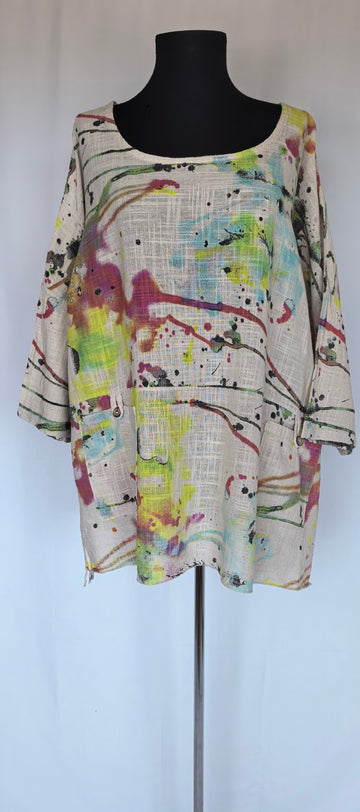Tunica oversized de bumbac